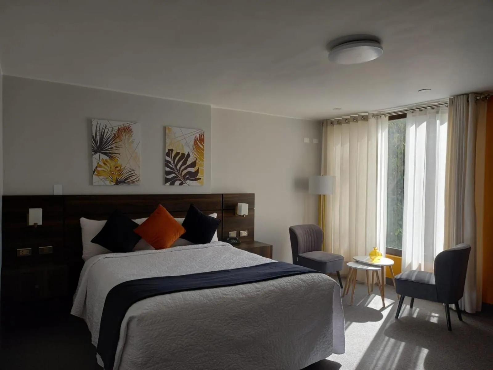 Bed in Hotel La Gruta