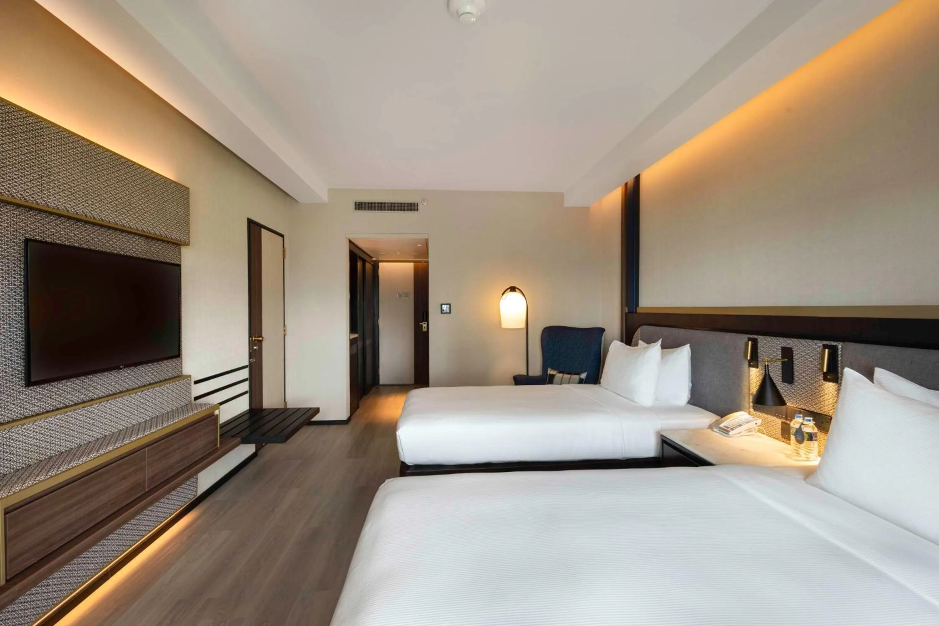 Bed in Hilton Colombo Hotel