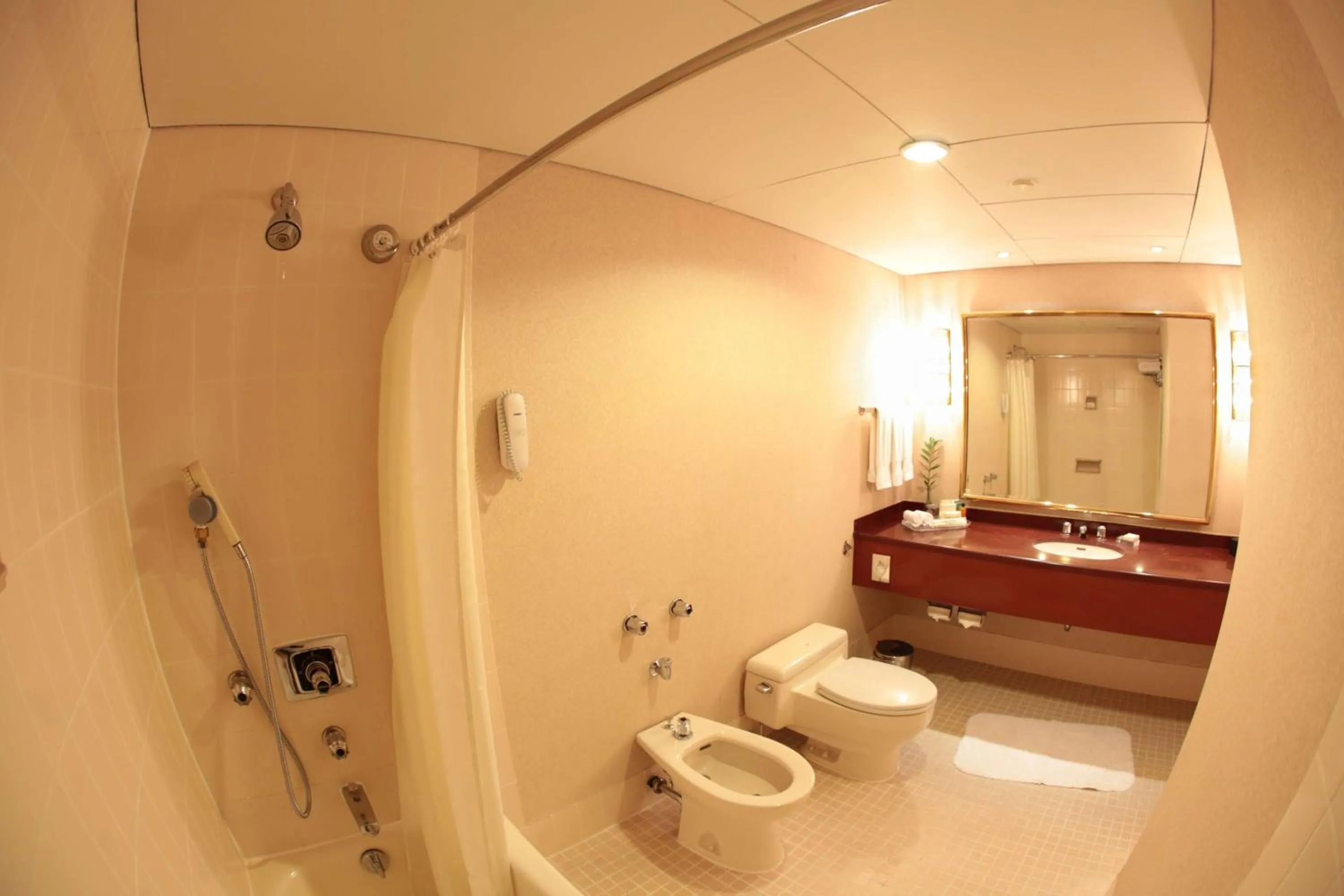 Shower in Hilton Colombo Hotel