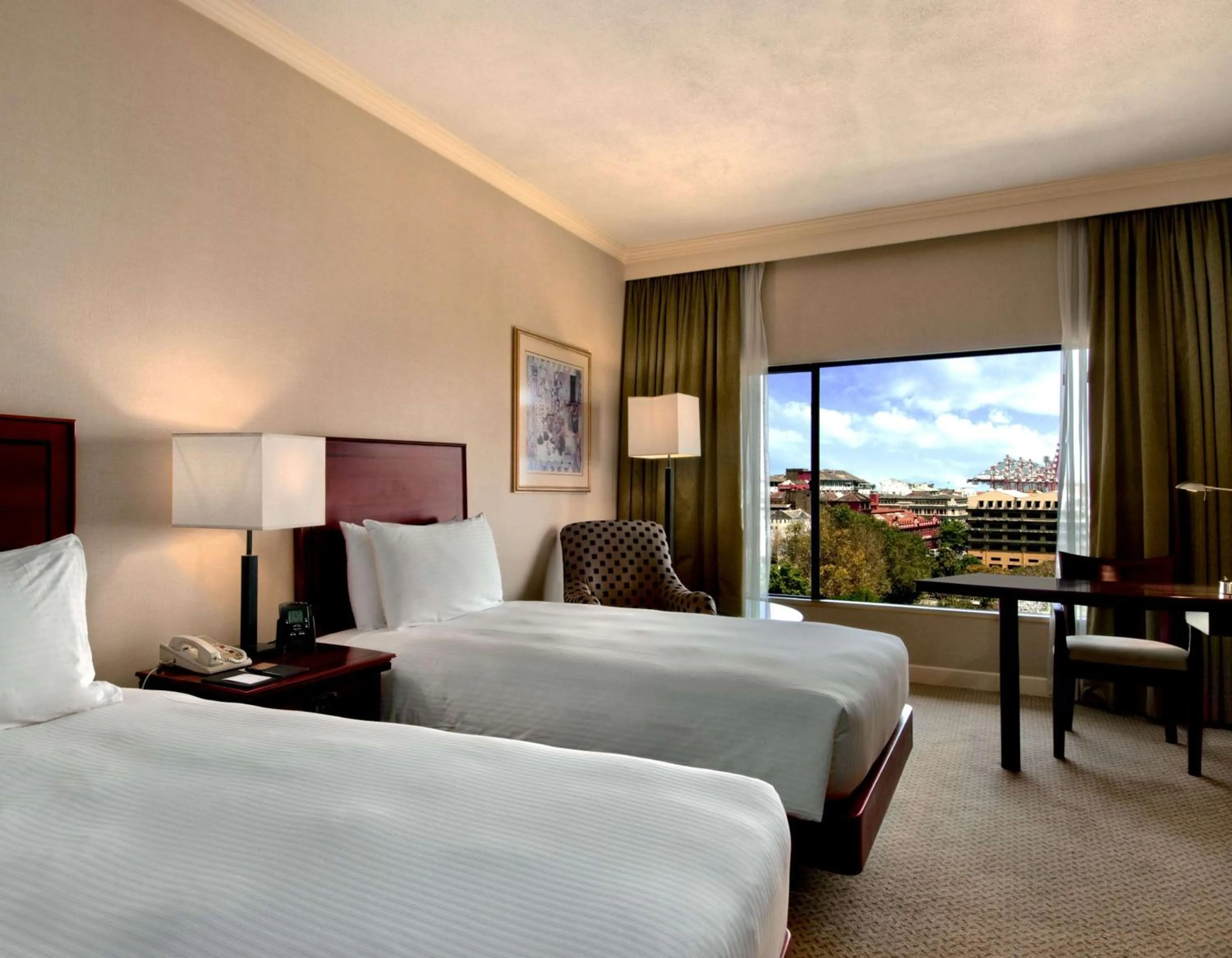 Bed in Hilton Colombo Hotel