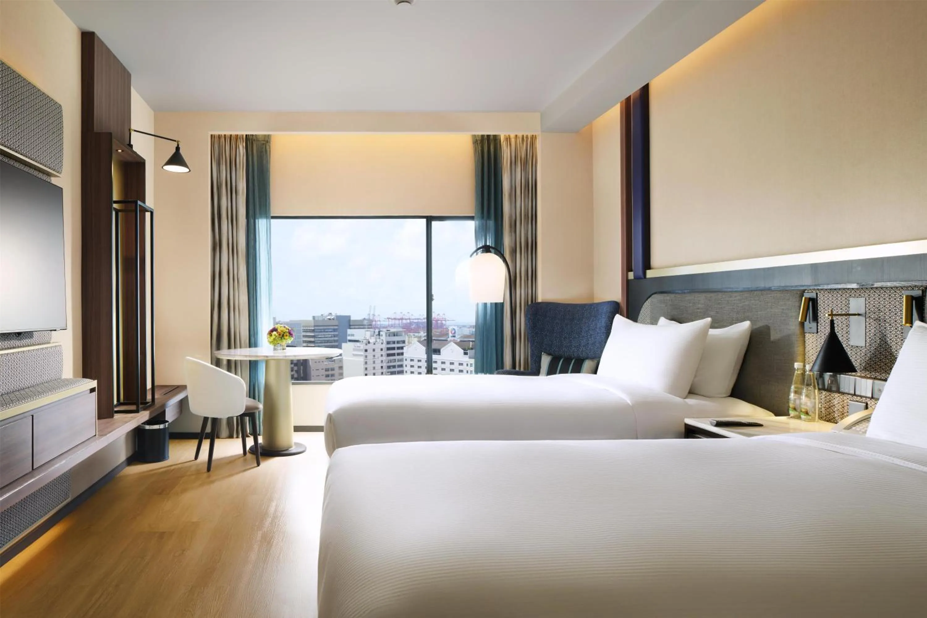 Bed in Hilton Colombo Hotel