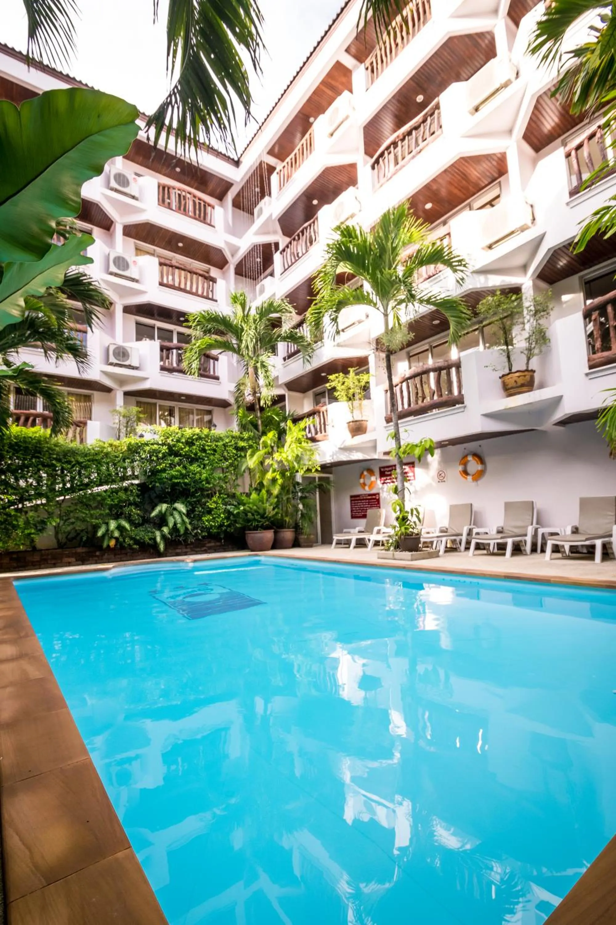 Swimming pool in Aonang Sunset Hotel - SHA Extra Plus