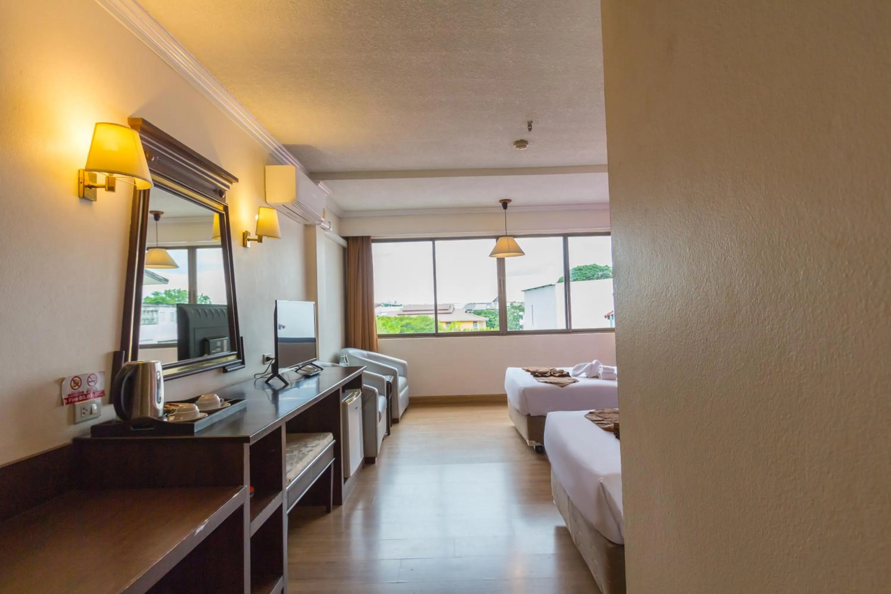 Bed in BP Chiangmai City Hotel