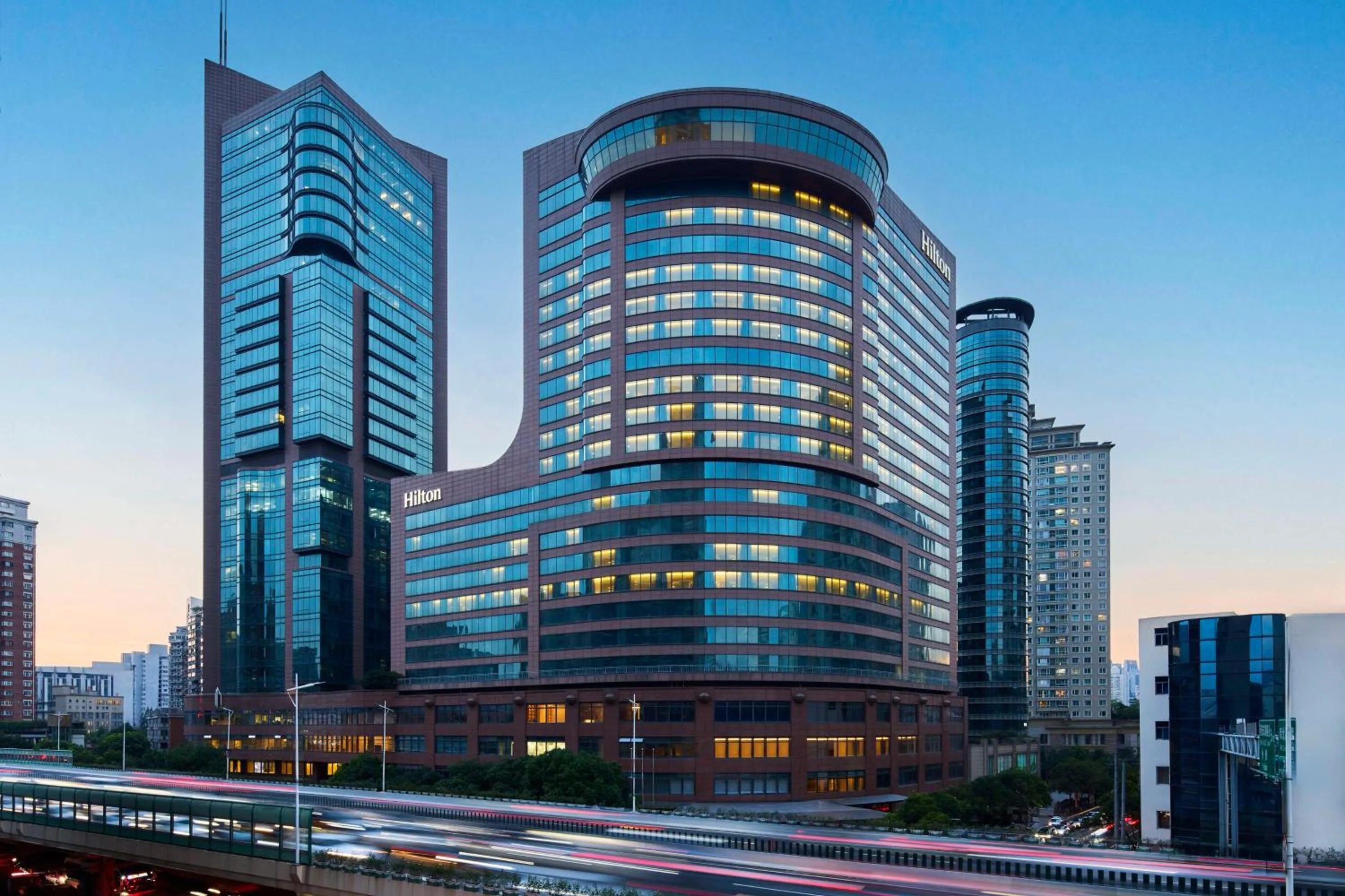 Property building in Hilton Shanghai City Center