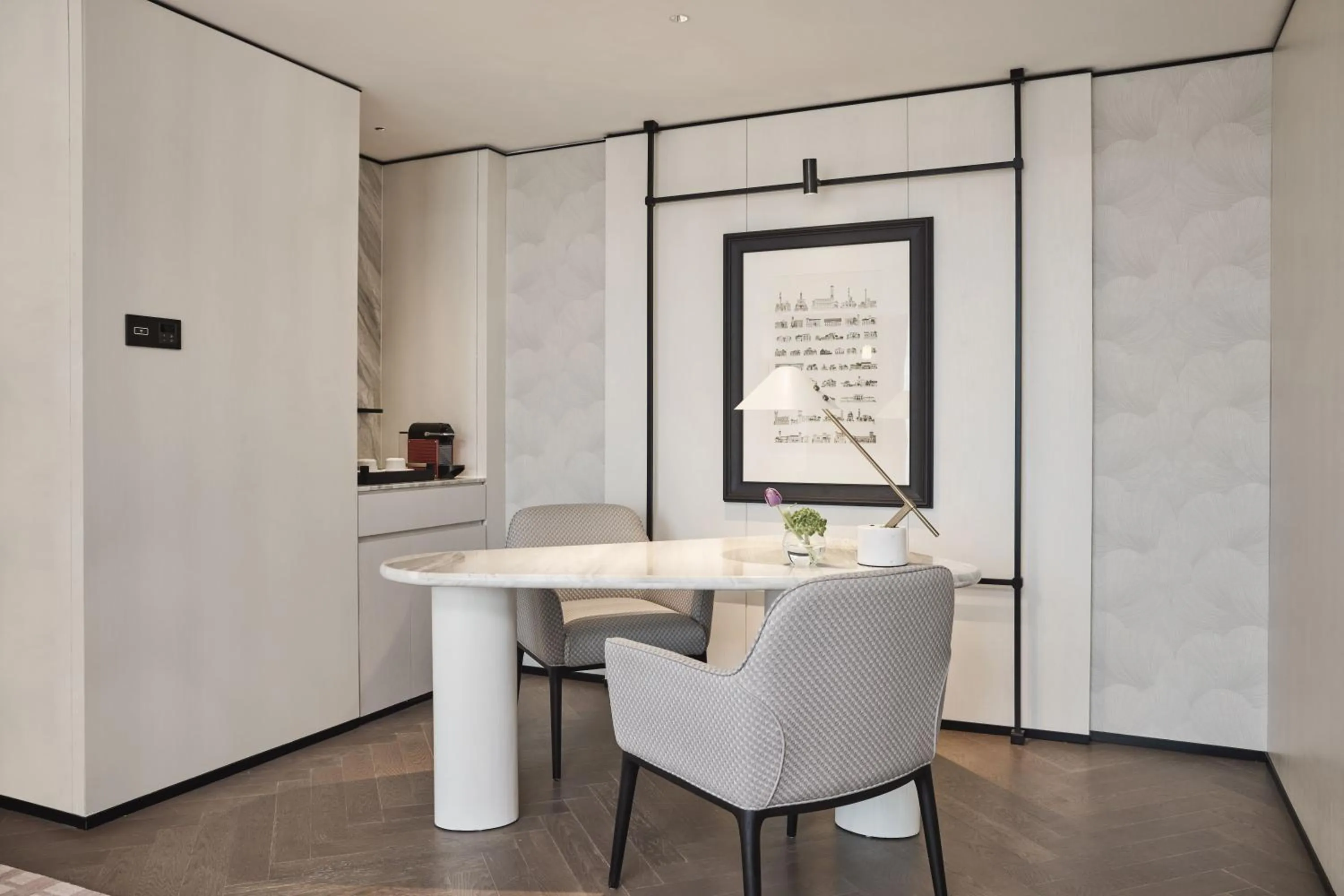 Seating area in Hilton Shanghai City Center