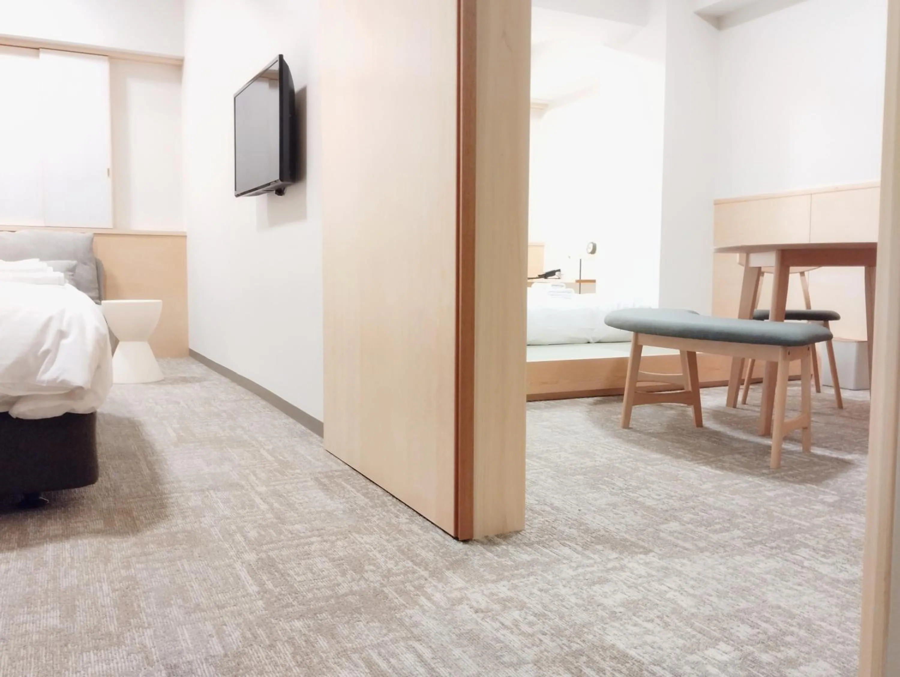 Photo of the whole room, Bed in Apartment Hotel DIG the OSAKA