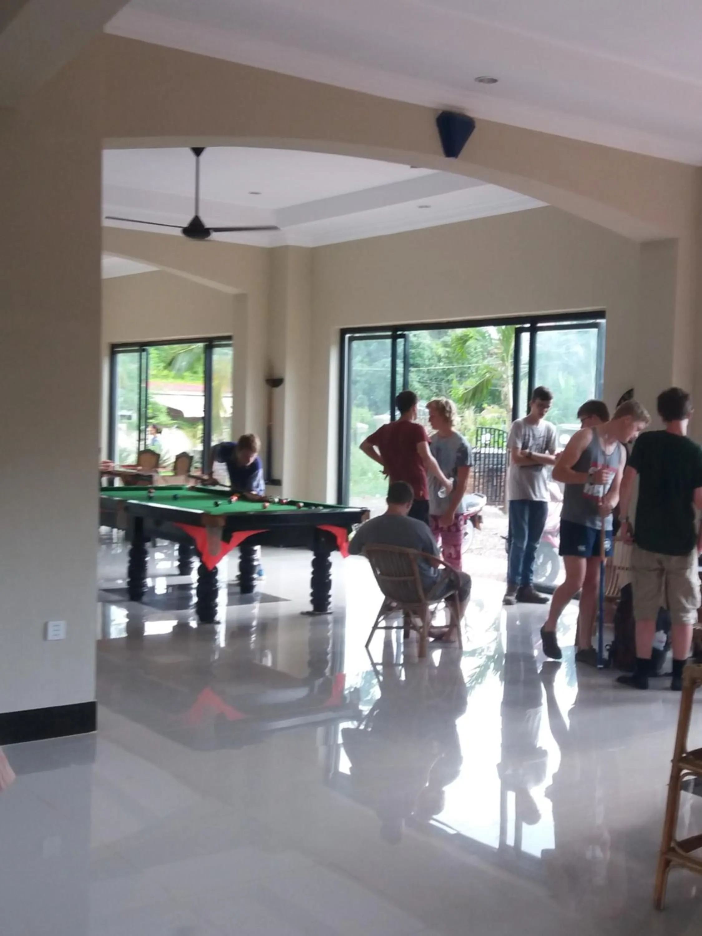 Lobby or reception in Blue Diamond Hostel