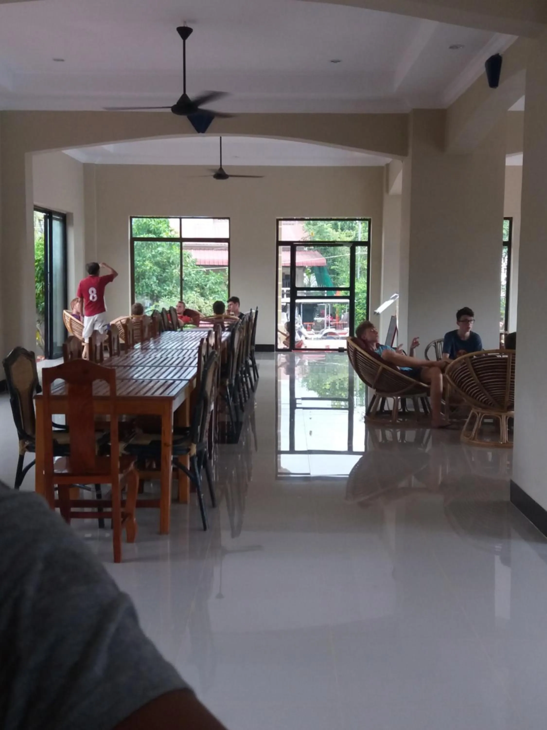 Lobby or reception in Blue Diamond Hostel