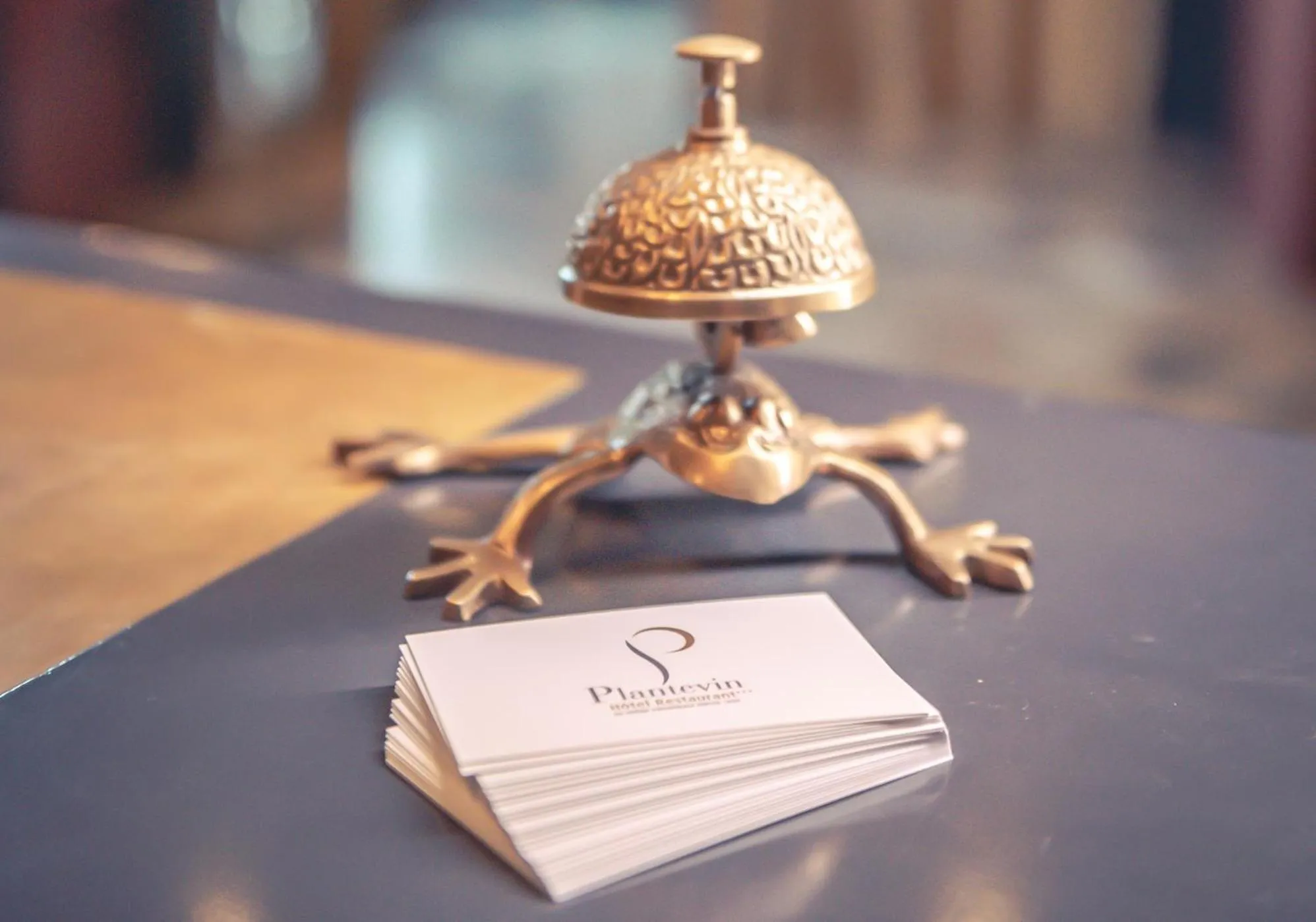 Lobby or reception in Logis Hôtel Restaurant Le Plantevin