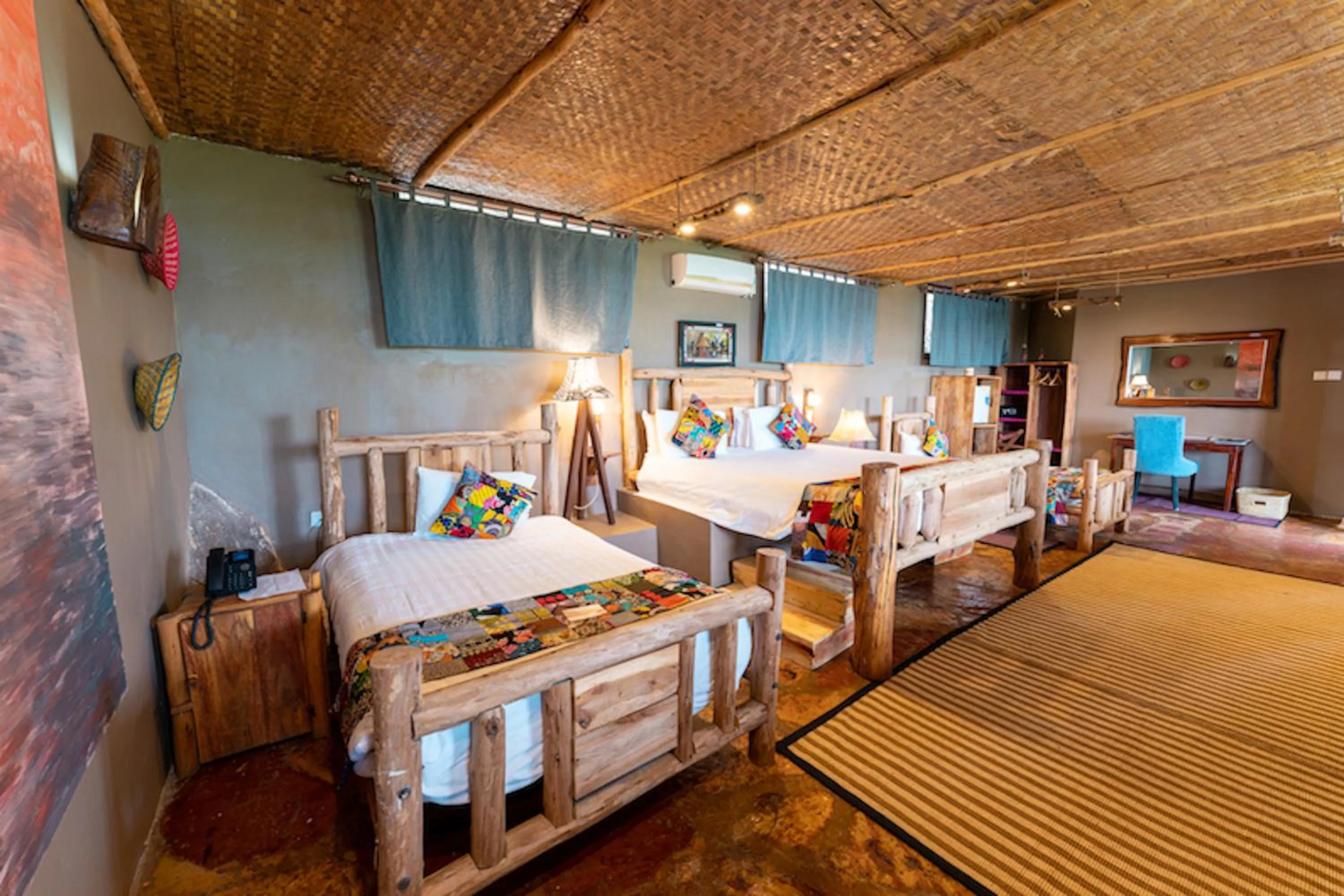 Bed in Wag Hill Lodge & Spa