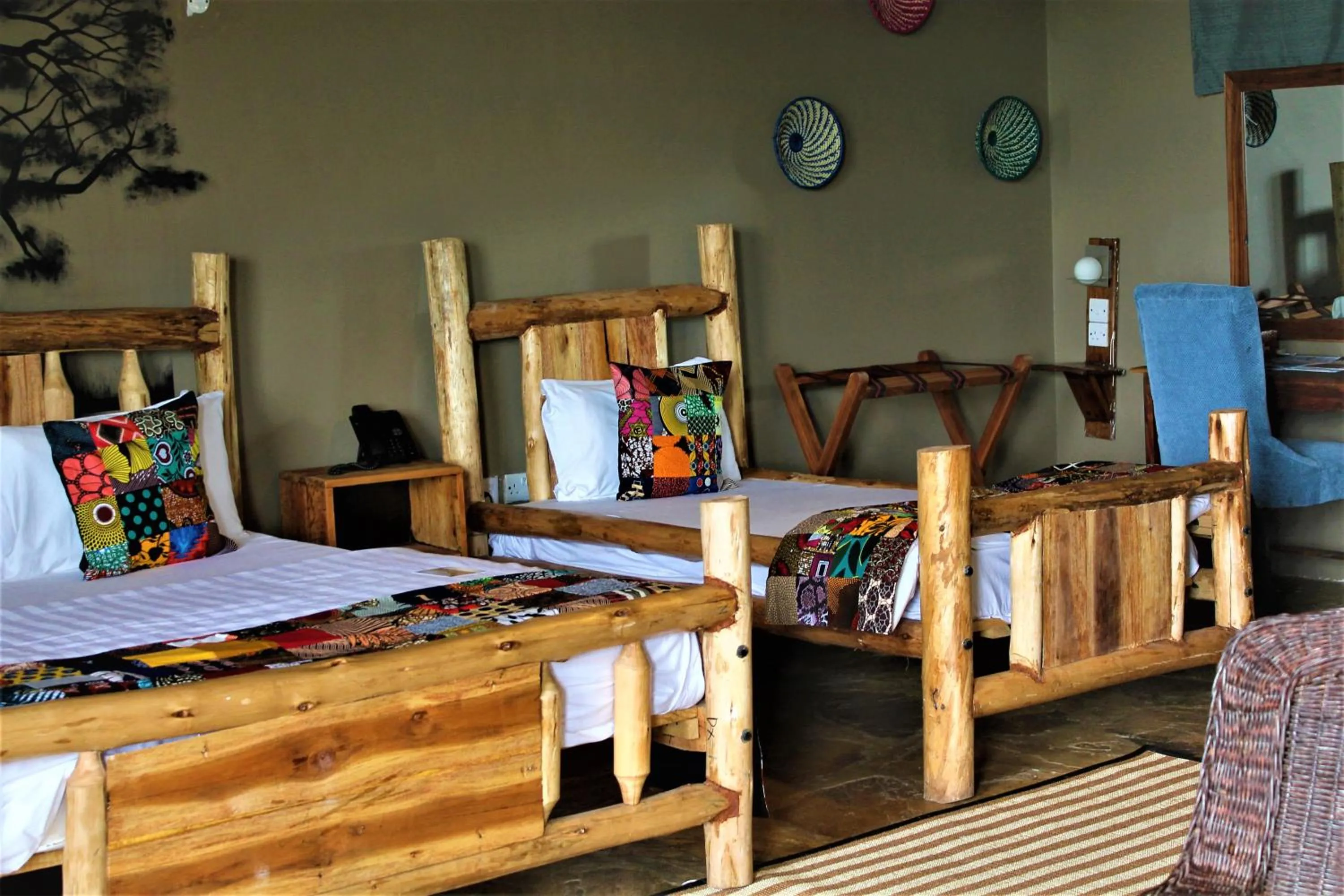 Bedroom, Bed in Wag Hill Lodge & Spa