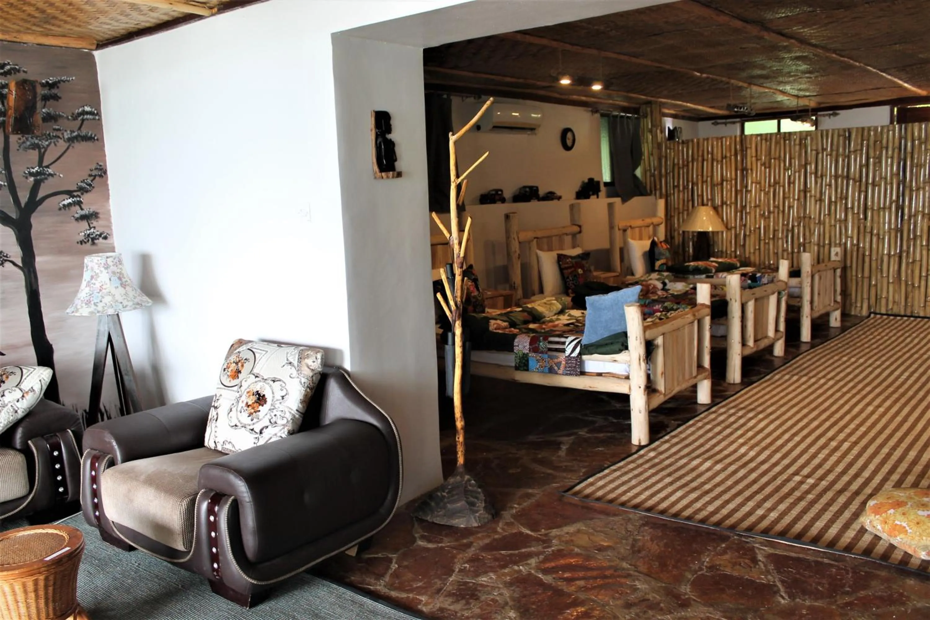 Living room in Wag Hill Lodge & Spa