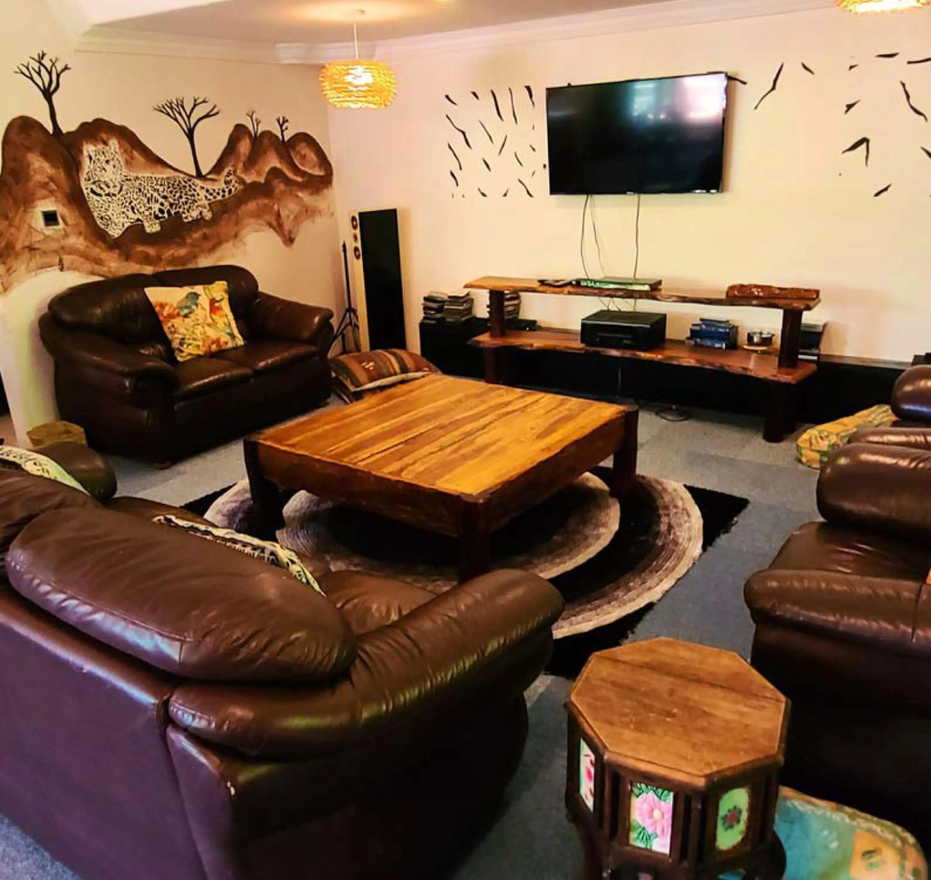 Living room in Wag Hill Lodge & Spa