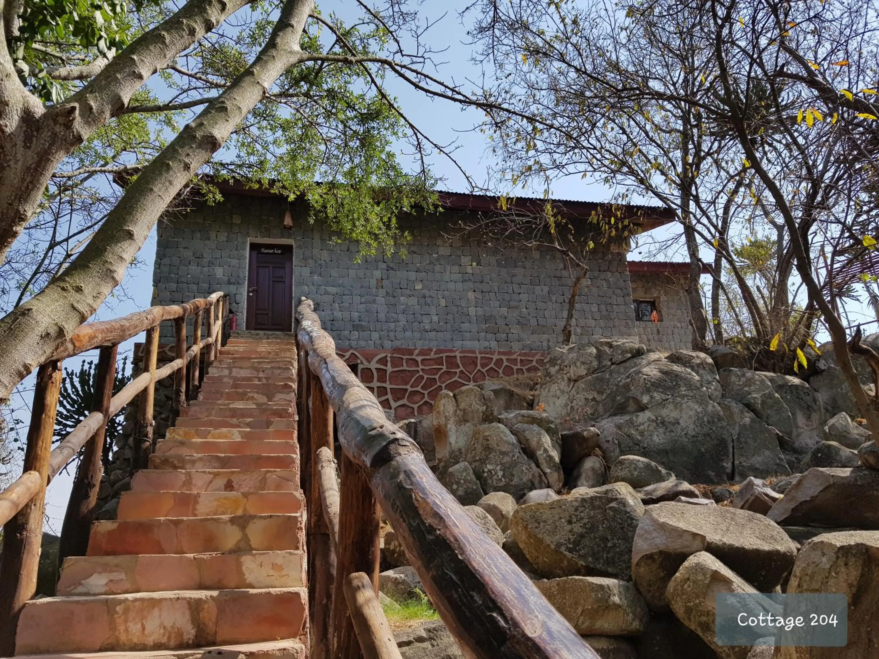 Patio in Wag Hill Lodge & Spa