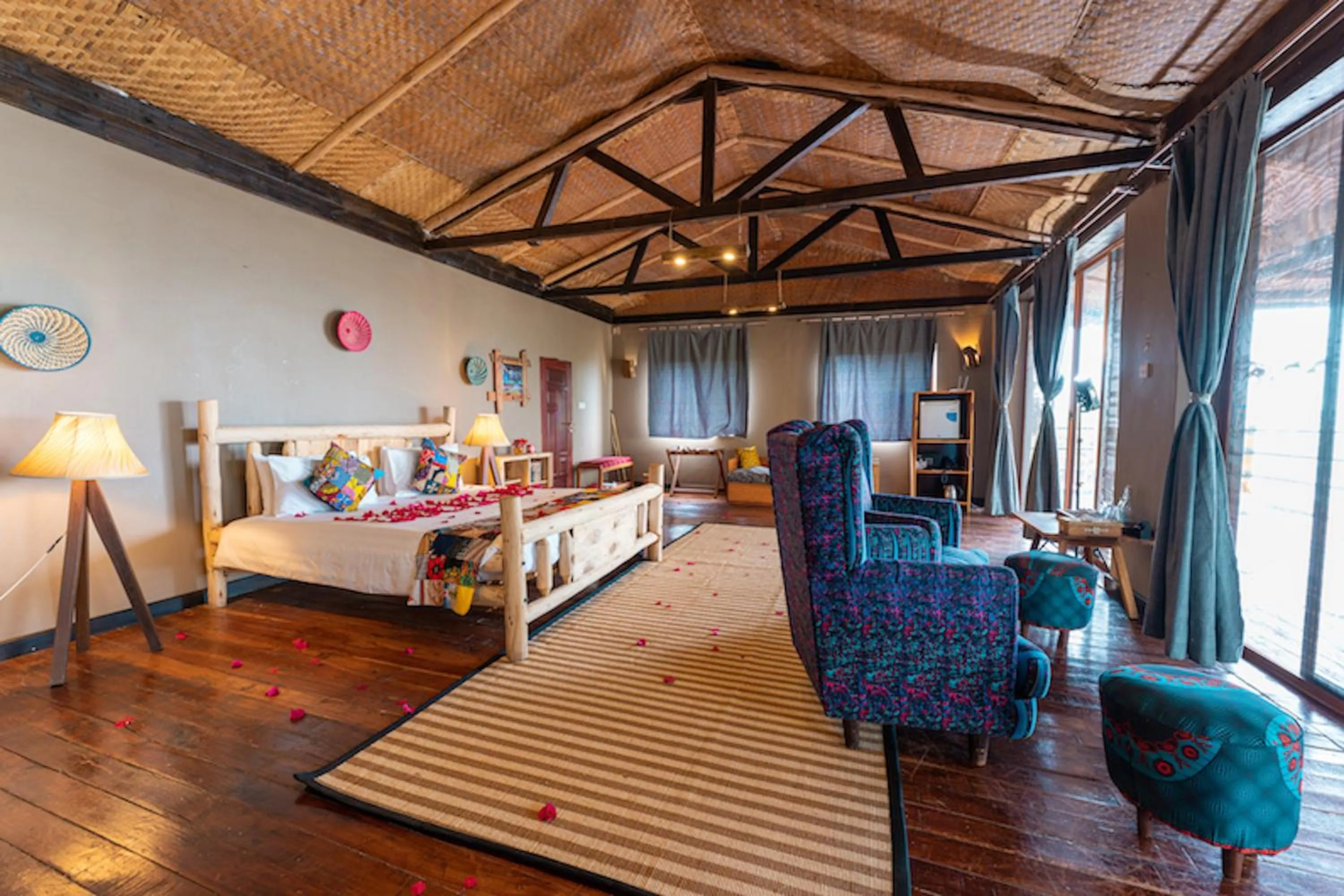 Bed in Wag Hill Lodge & Spa