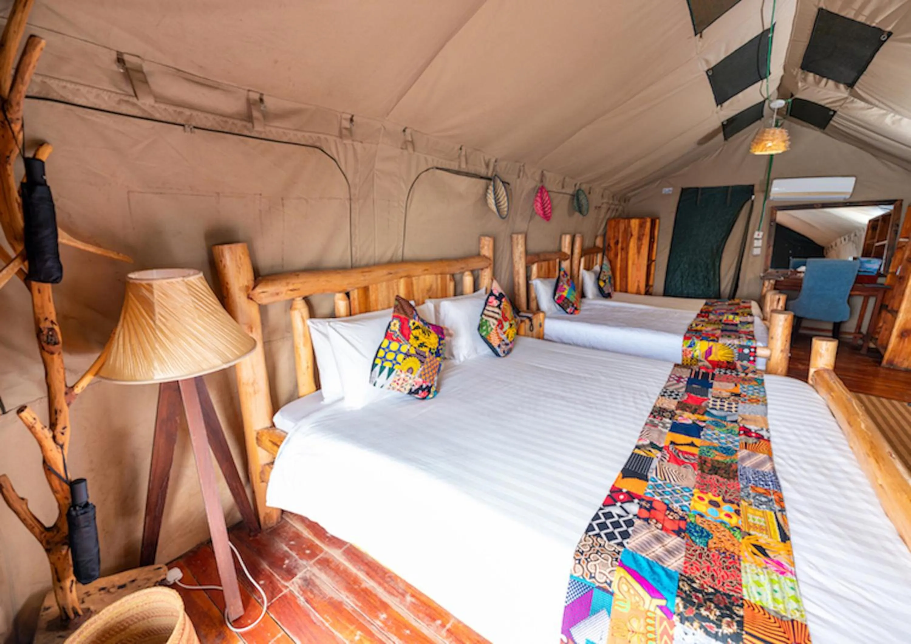 Bed in Wag Hill Lodge & Spa