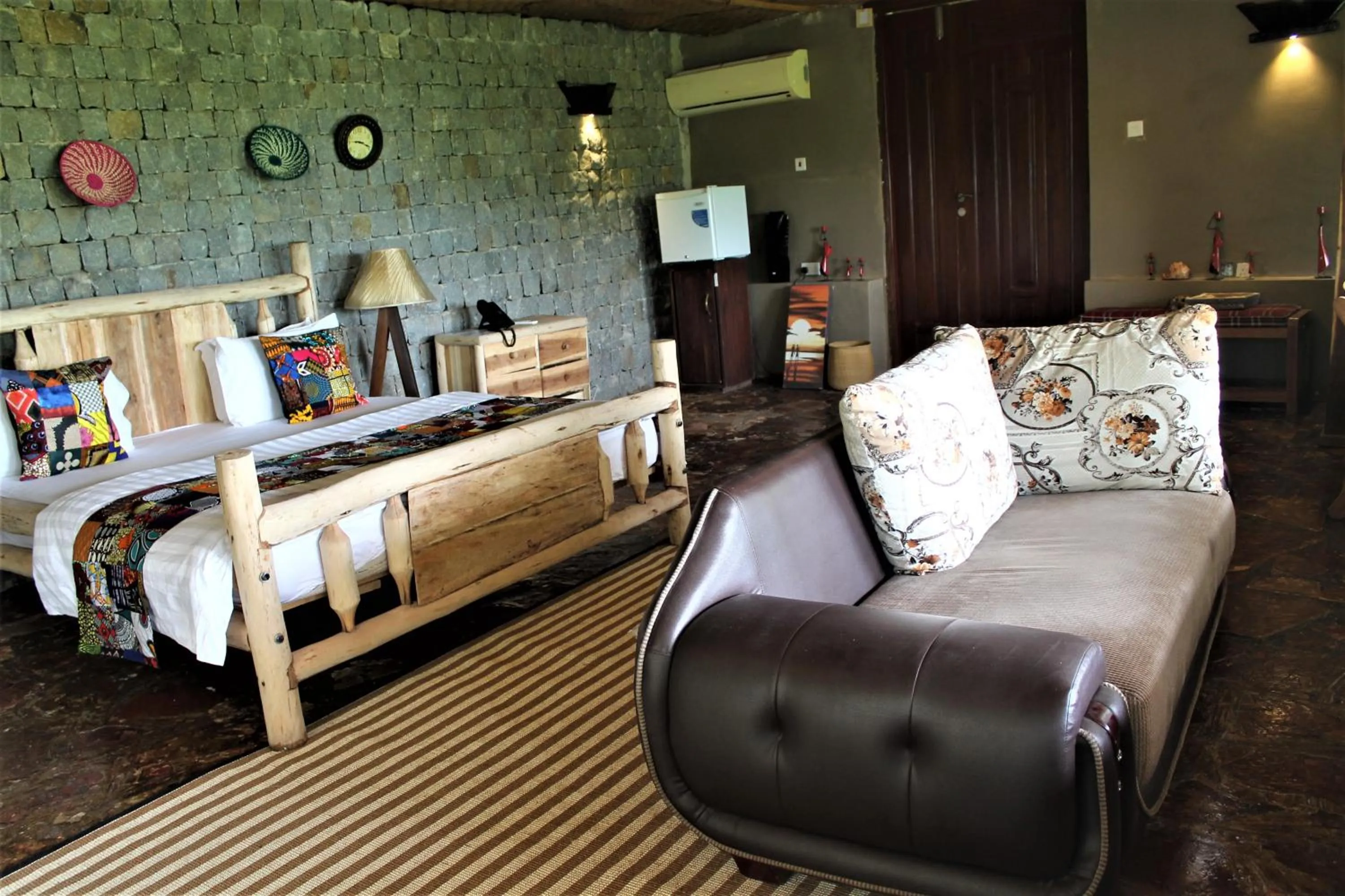 Bed in Wag Hill Lodge & Spa