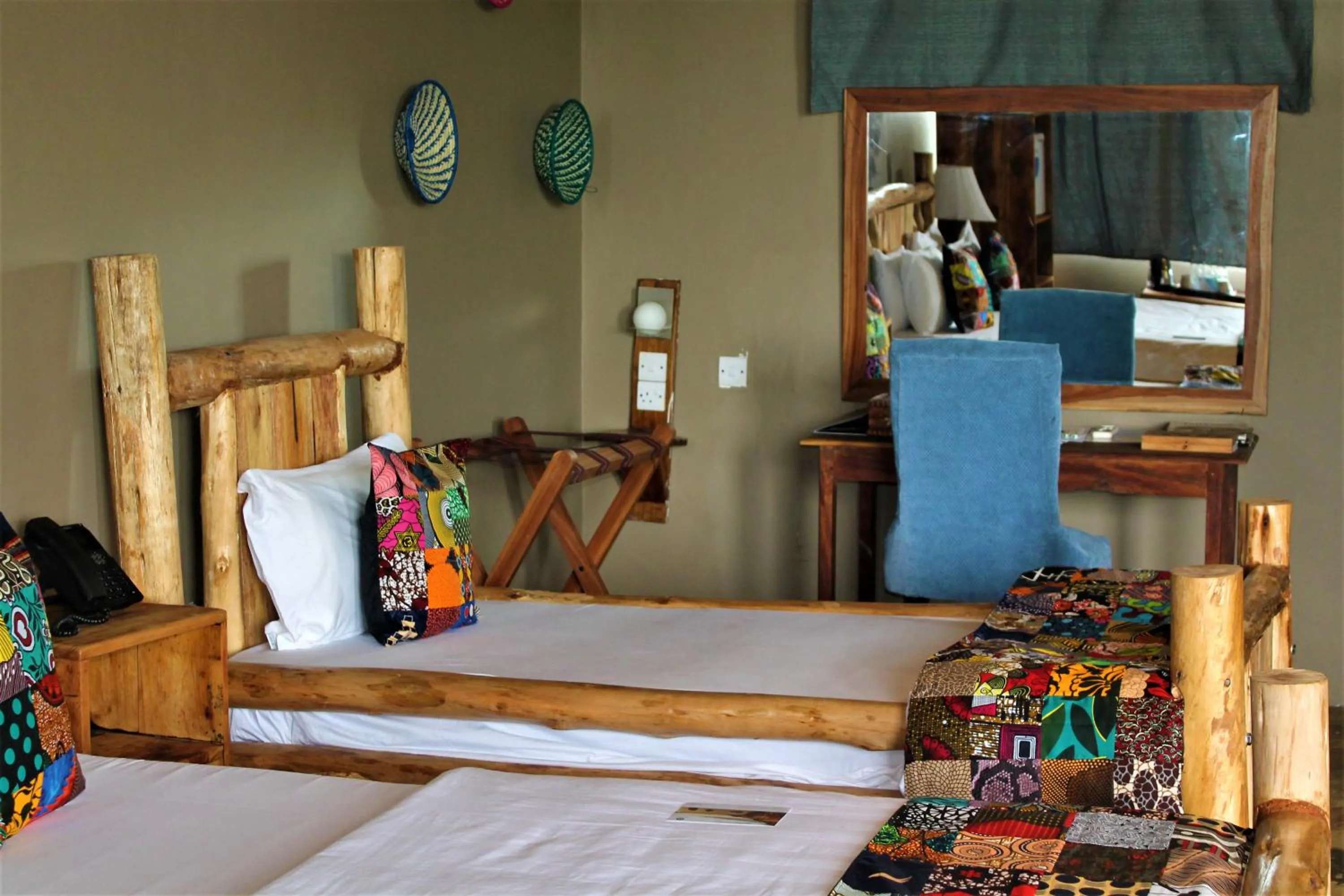 Bed in Wag Hill Lodge & Spa