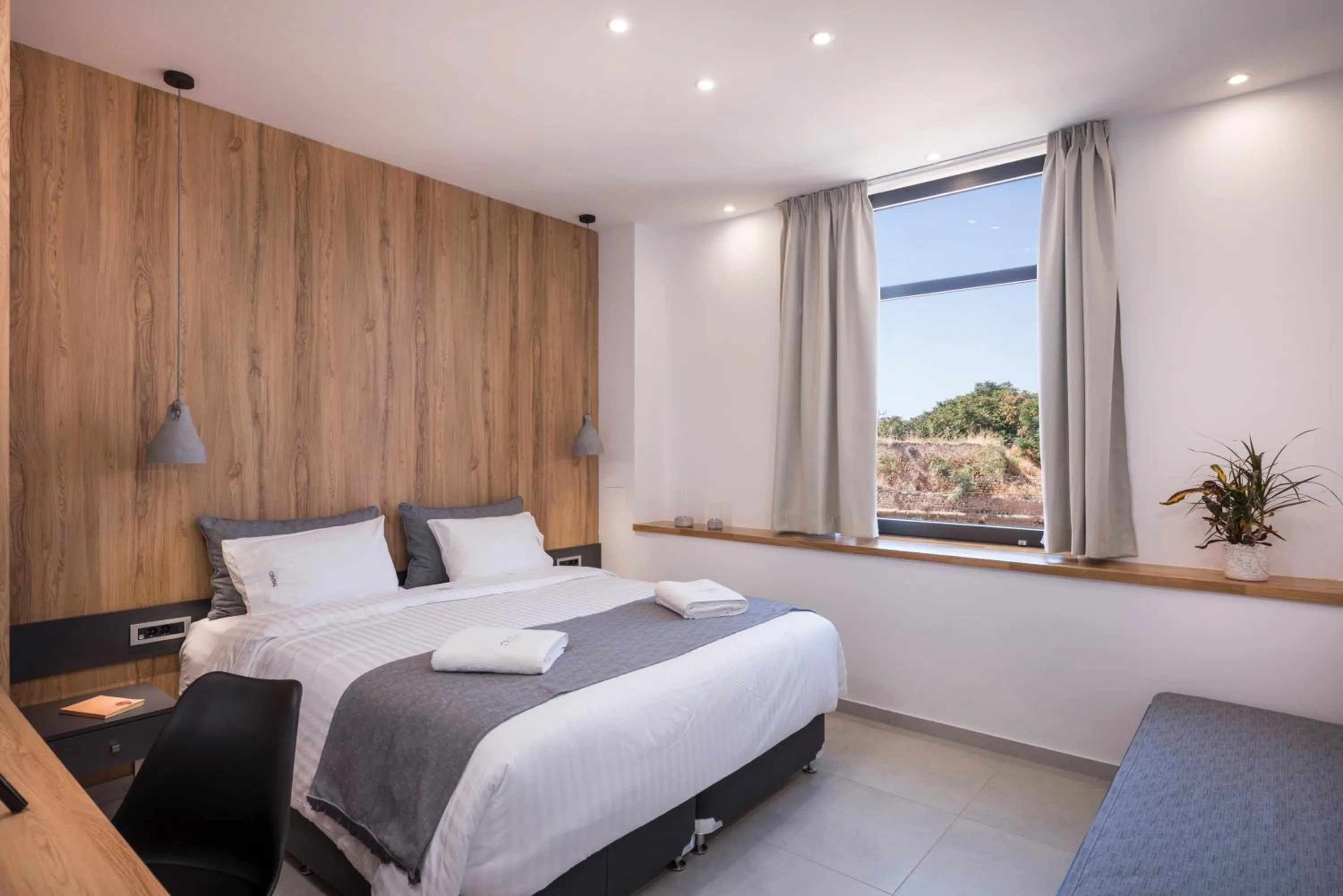 Bed in Central City Hotel