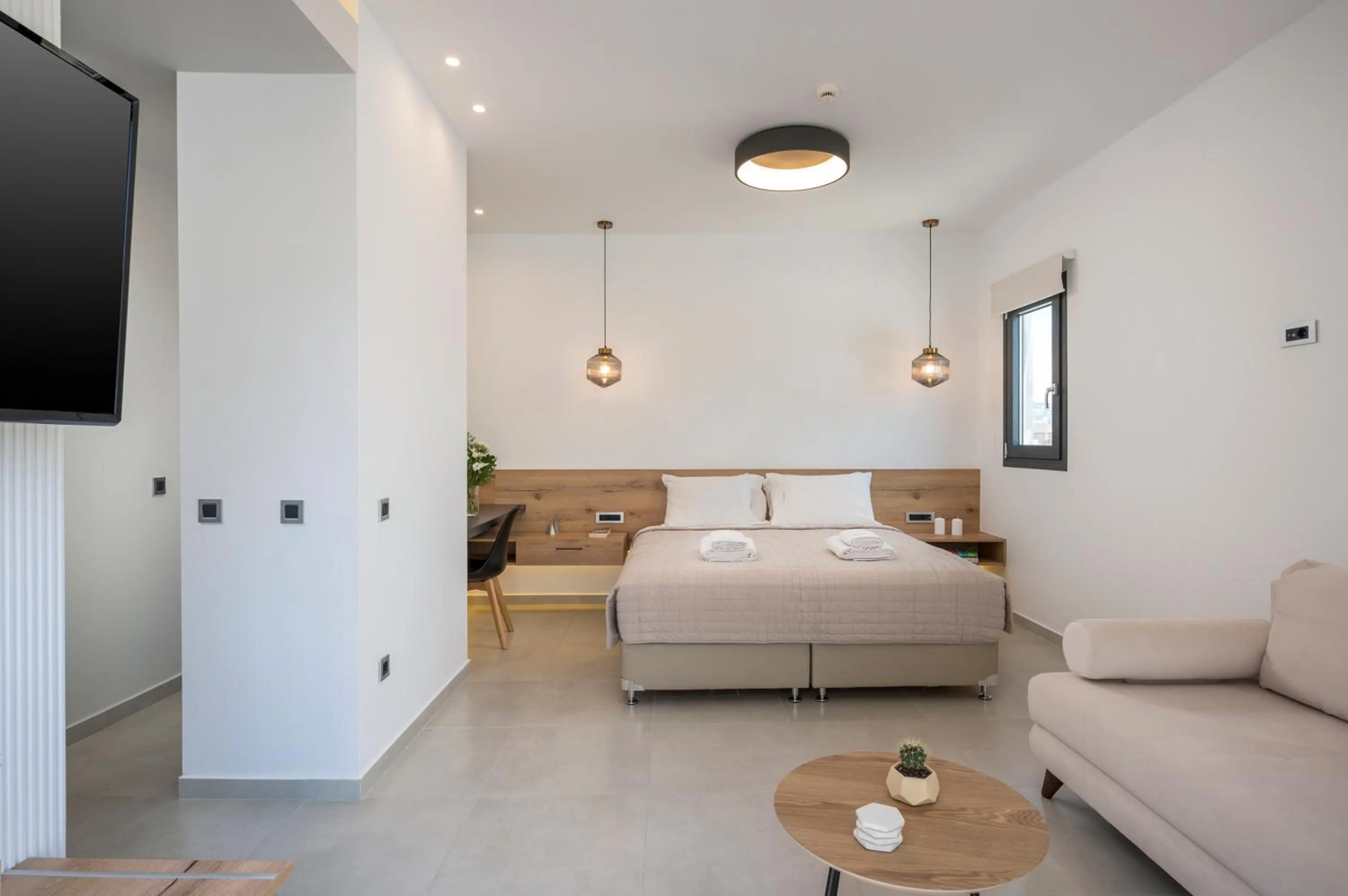 Bed in Central City Hotel