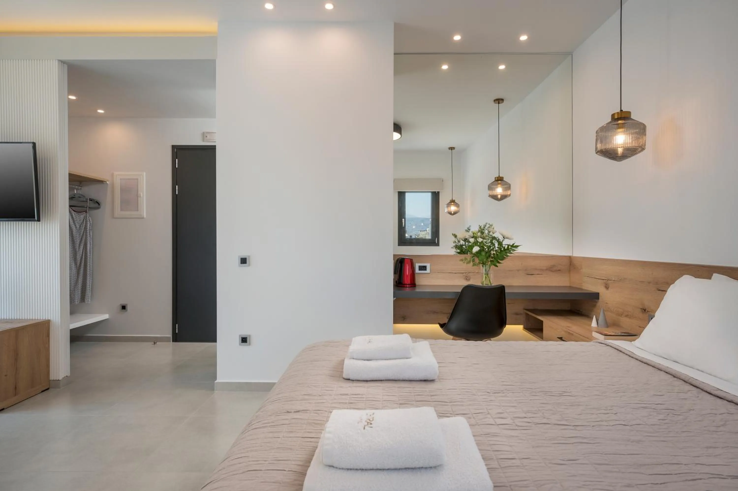 Bed in Central City Hotel