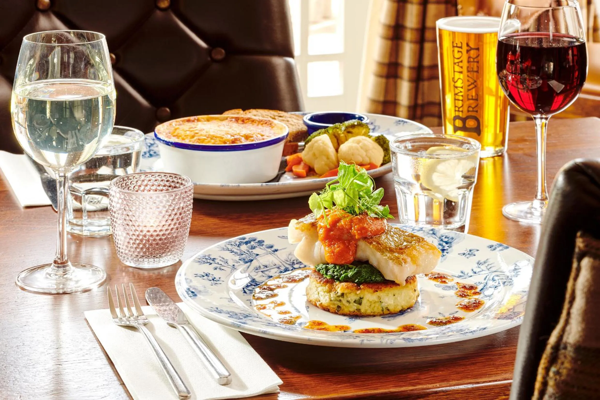 Food and drinks in The Jug And Bottle