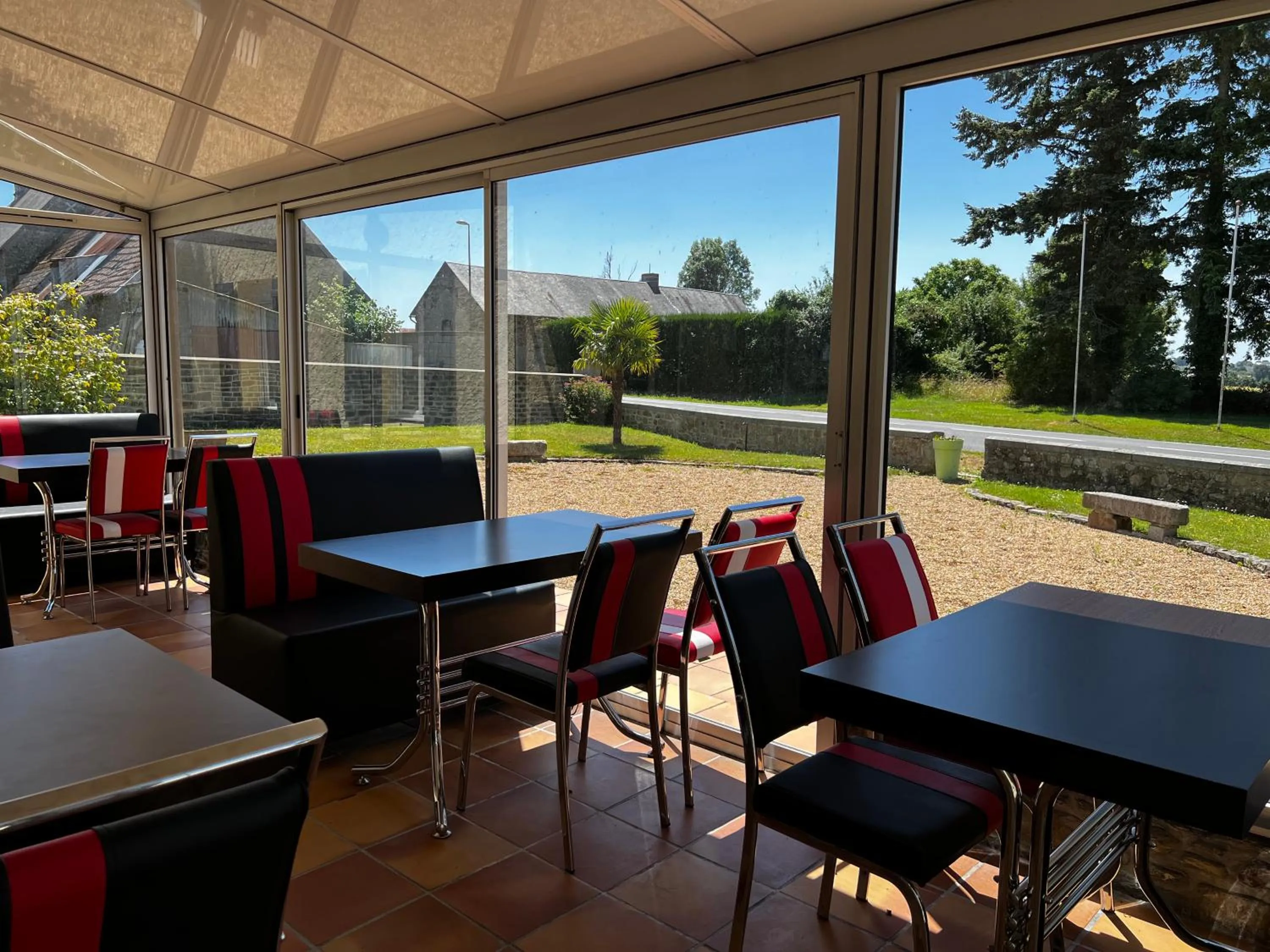 Balcony/Terrace in Contact Hotel Les Montois