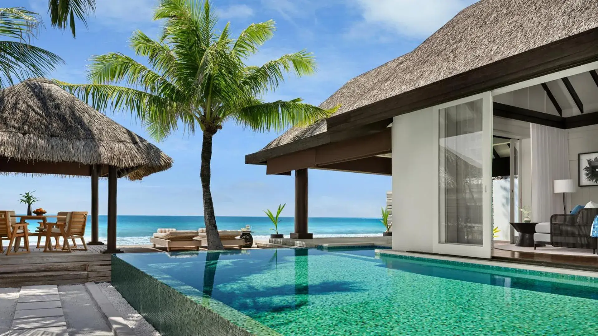Ocean House with Pool and Private Beach Cabana in Naladhu Private Island Maldives Ocean House with Pool and Private Beach Cabana in Naladhu Private Island Maldives
