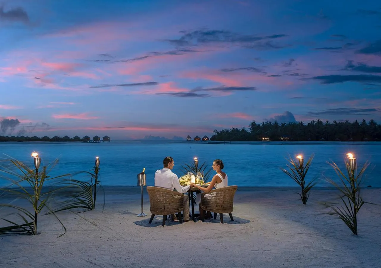 Dining area in Naladhu Private Island Maldives