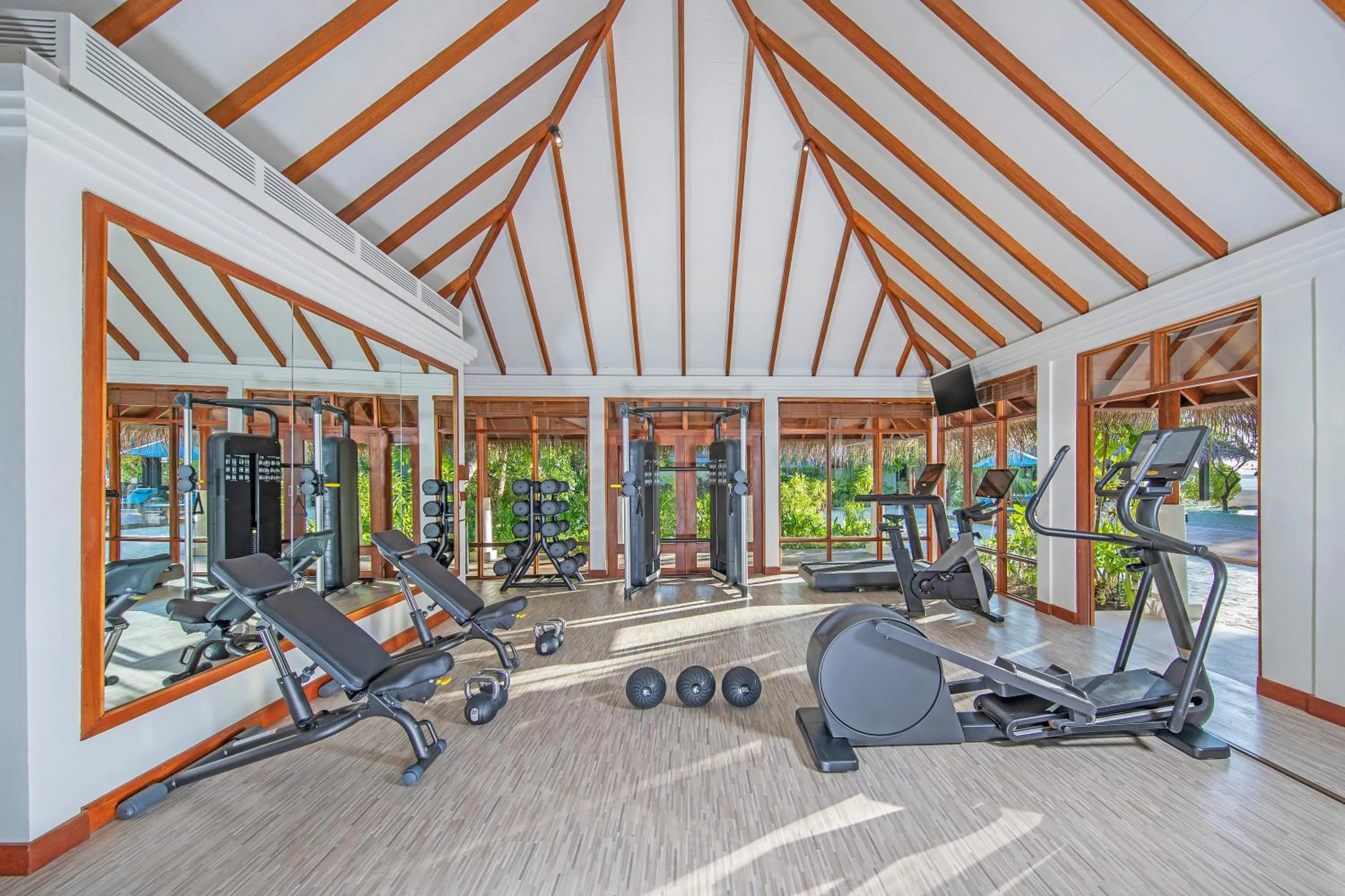 Fitness centre/facilities in Naladhu Private Island Maldives