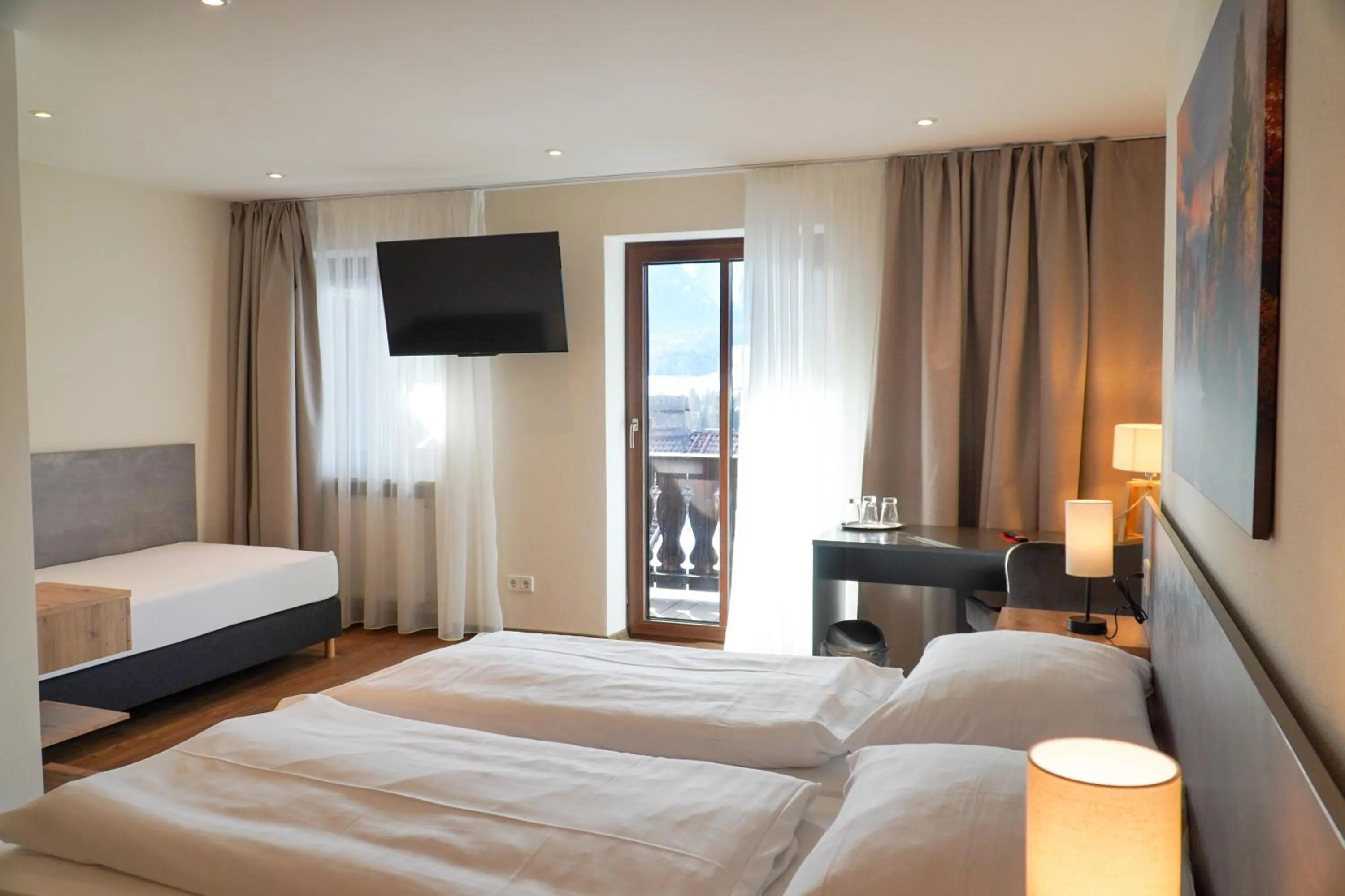 Bed in Landgasthof Schwarzberg