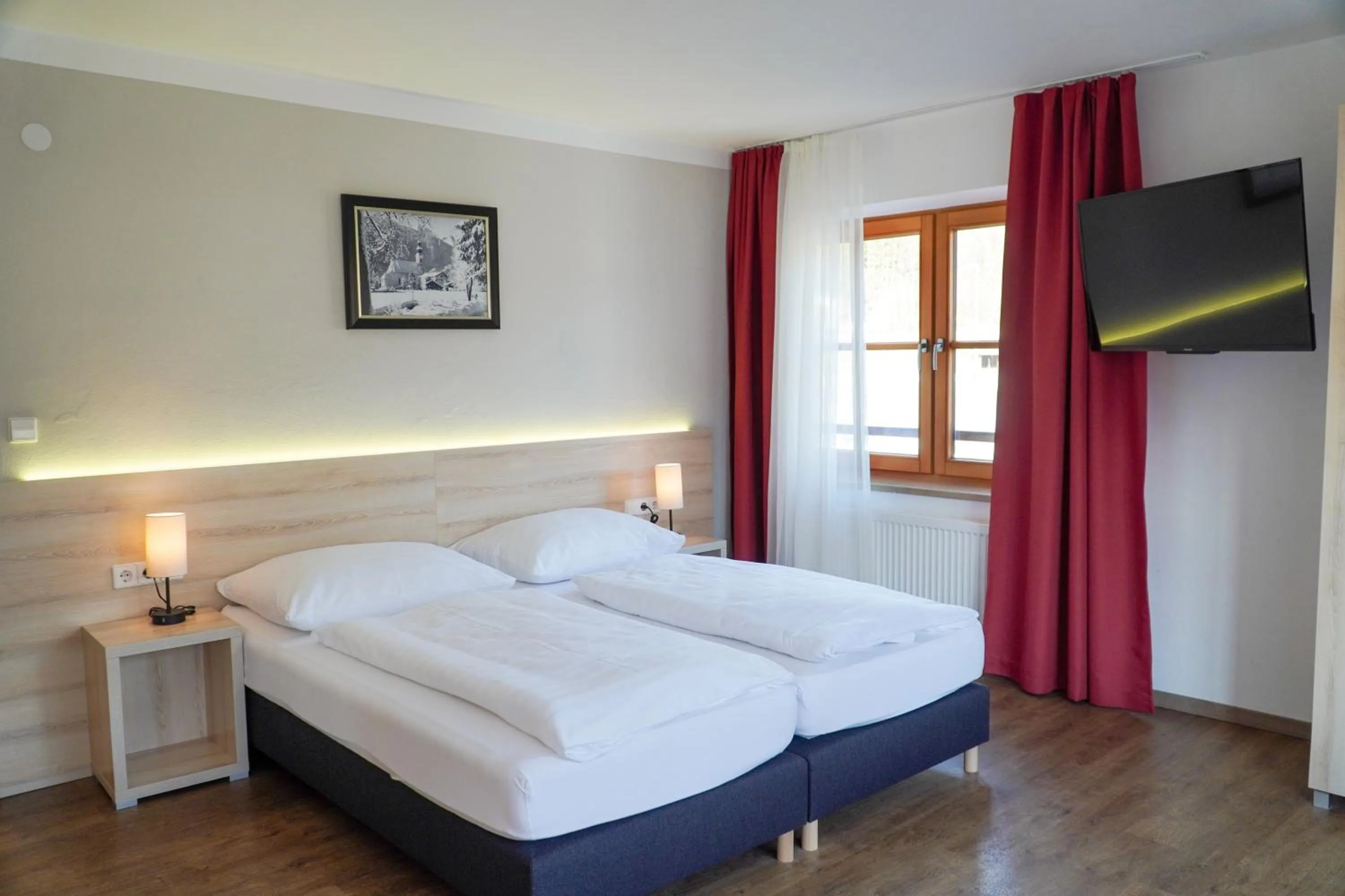 Bed in Landgasthof Schwarzberg