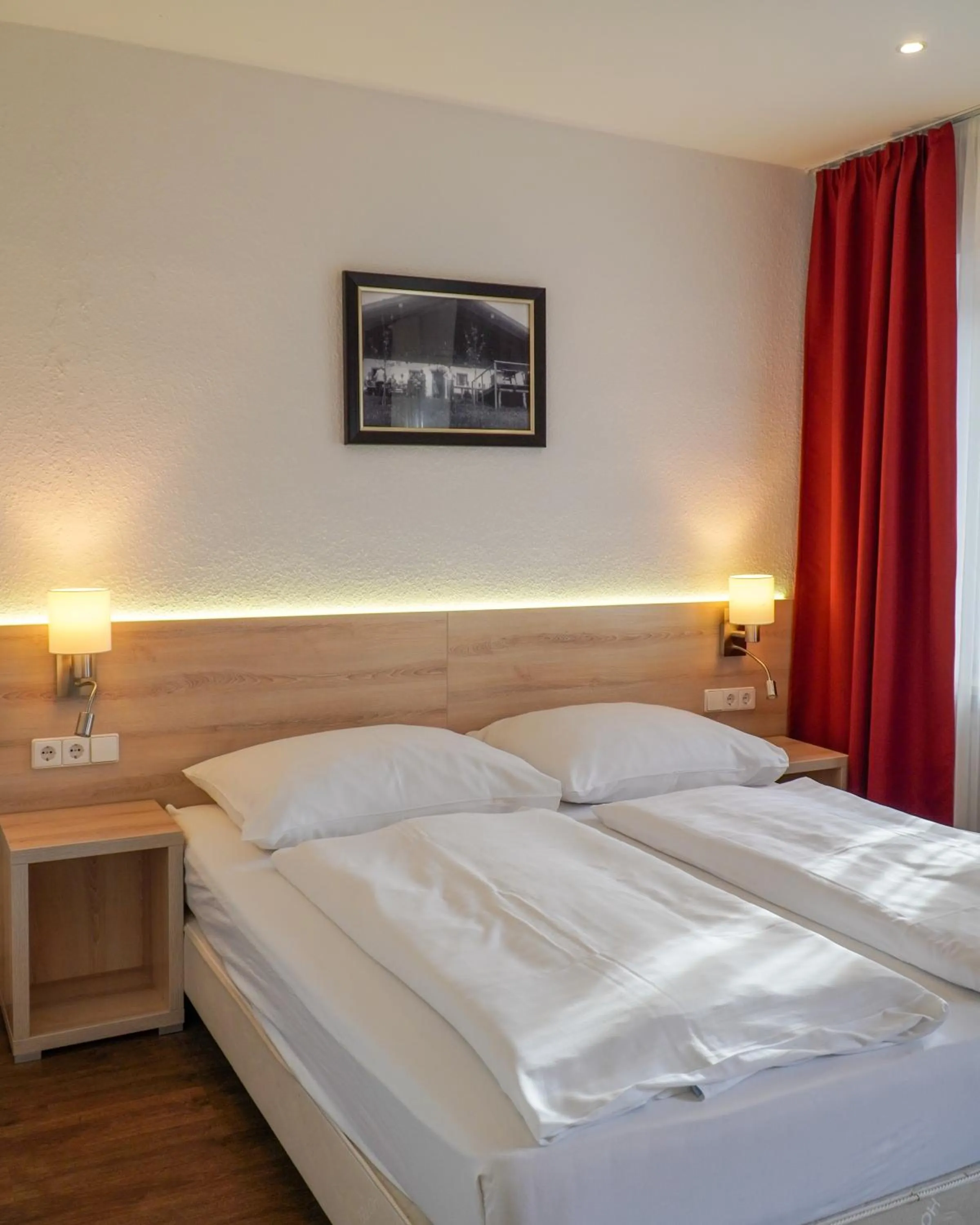 Bed in Landgasthof Schwarzberg