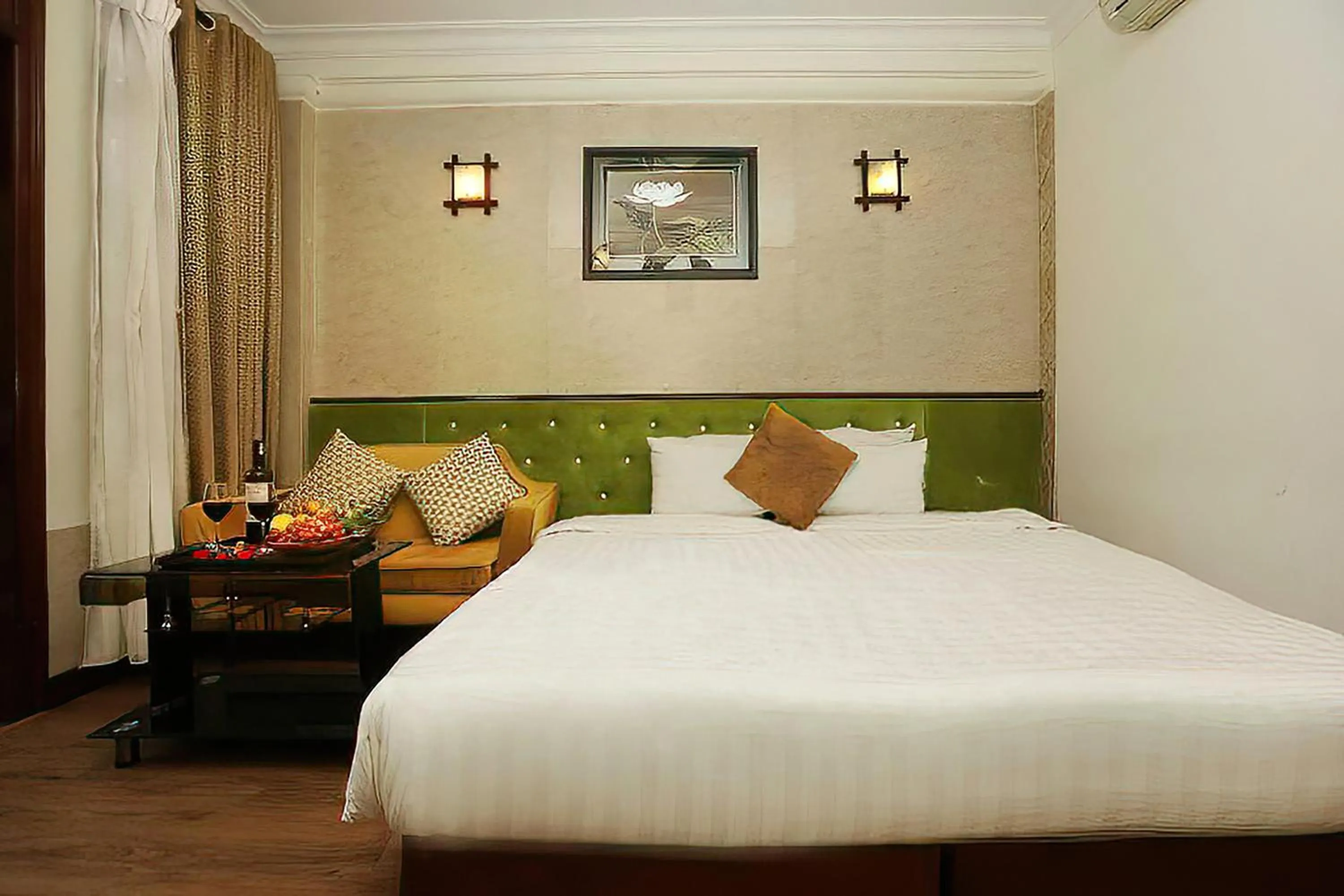 Bed in Hanoi Golden Lotus Hotel & Spa
