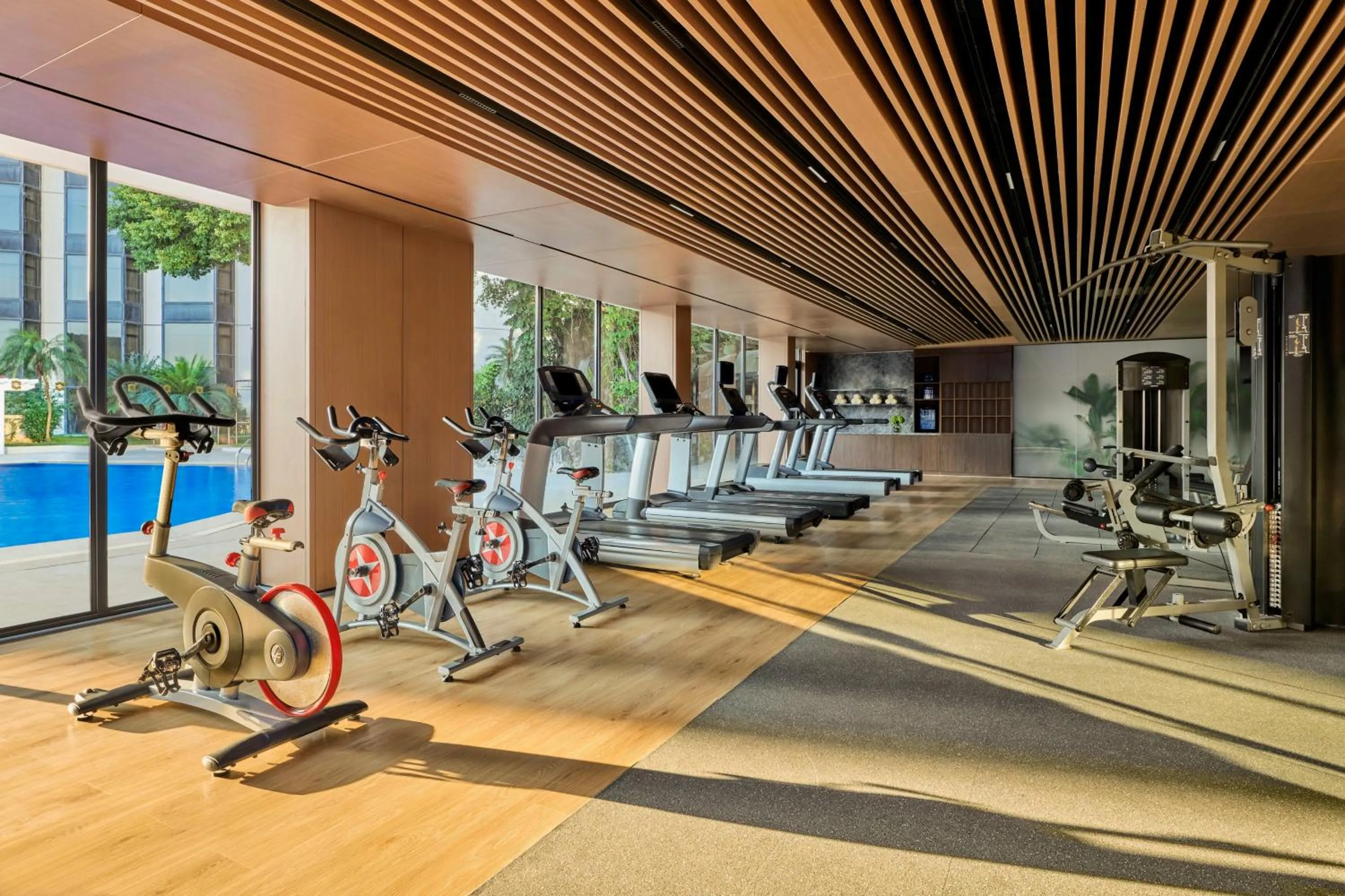 Fitness centre/facilities in Shangri-La Shenzhen