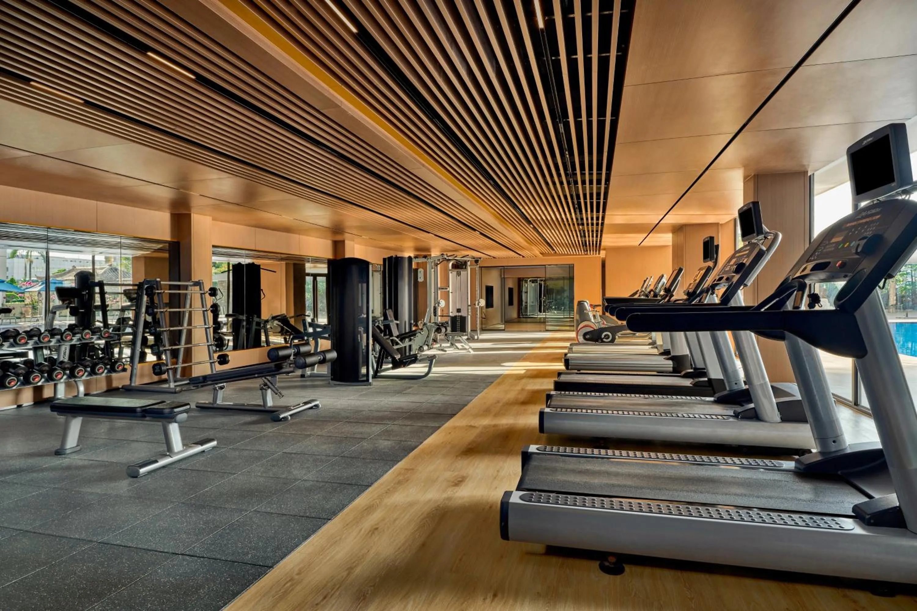 Fitness centre/facilities in Shangri-La Shenzhen