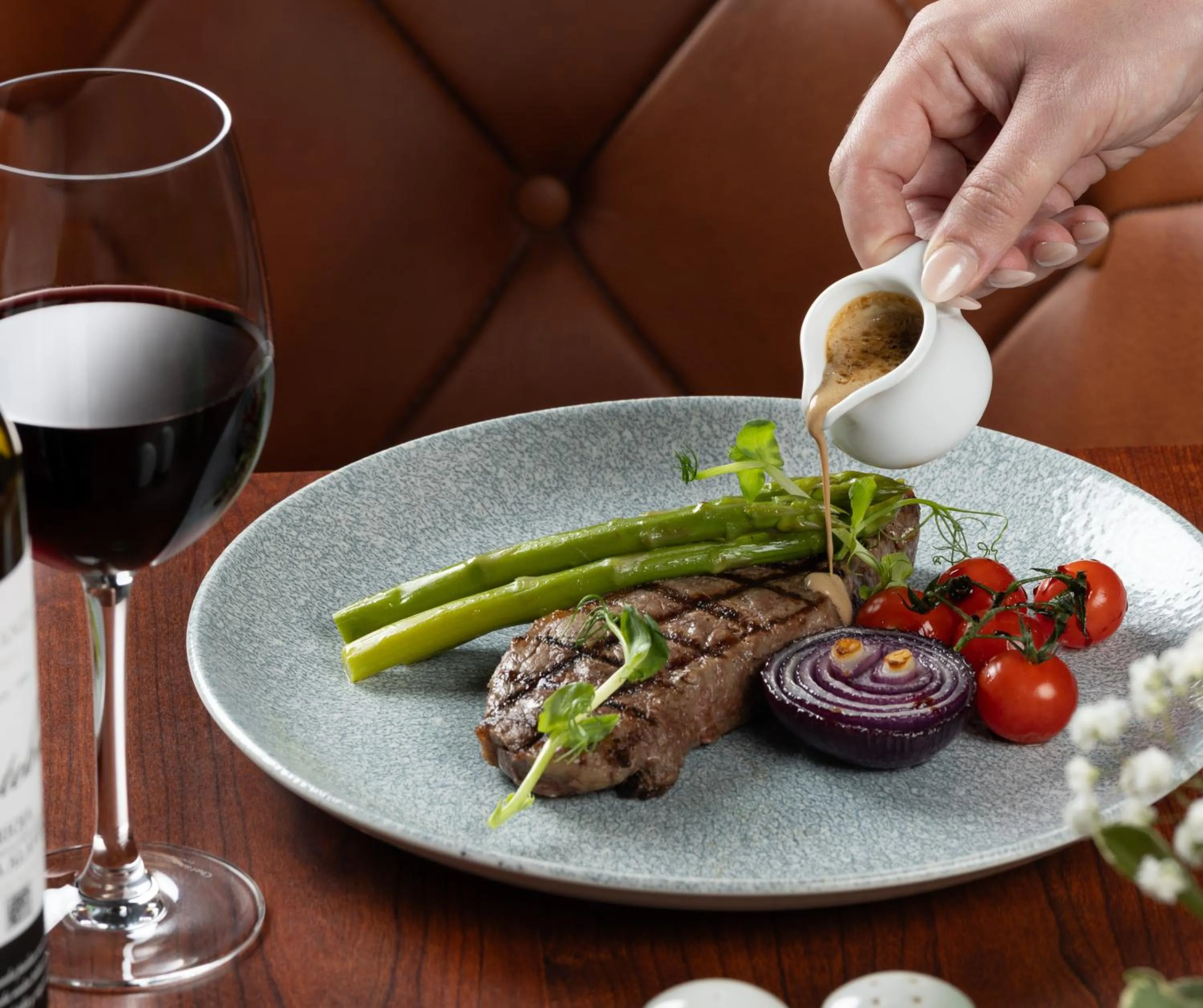 Dining area in Grand Hotel