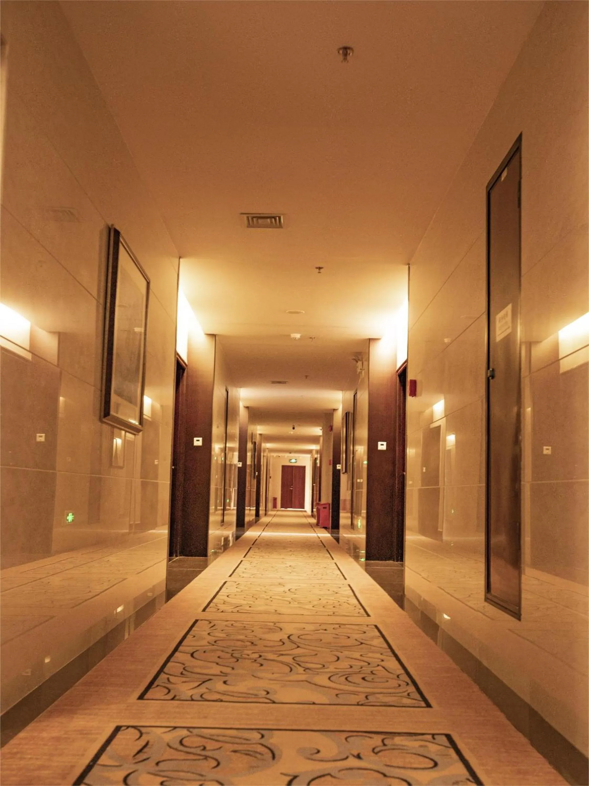 Decorative detail in Junyue Hotel