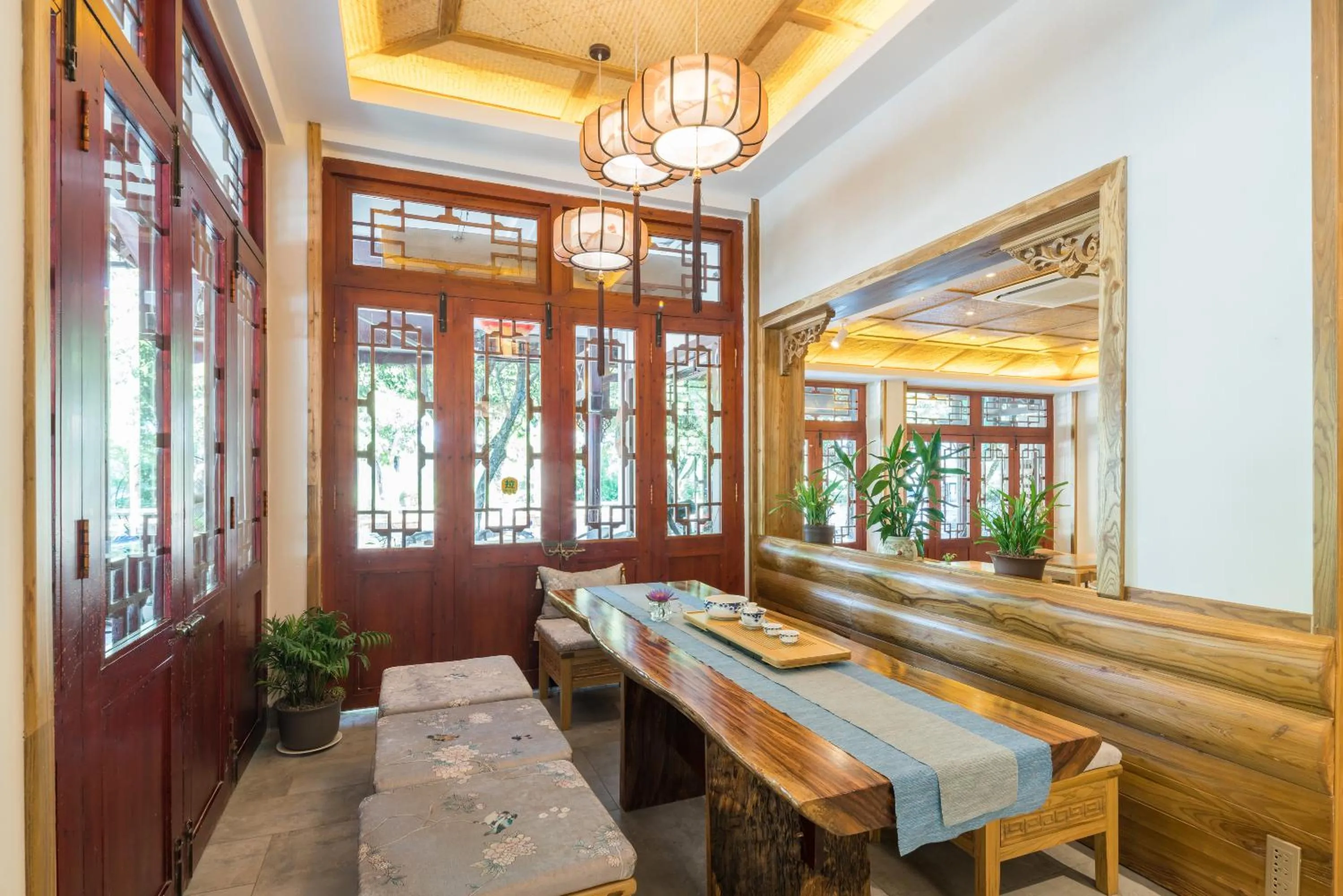 Living room in Yangshuo River View Hotel