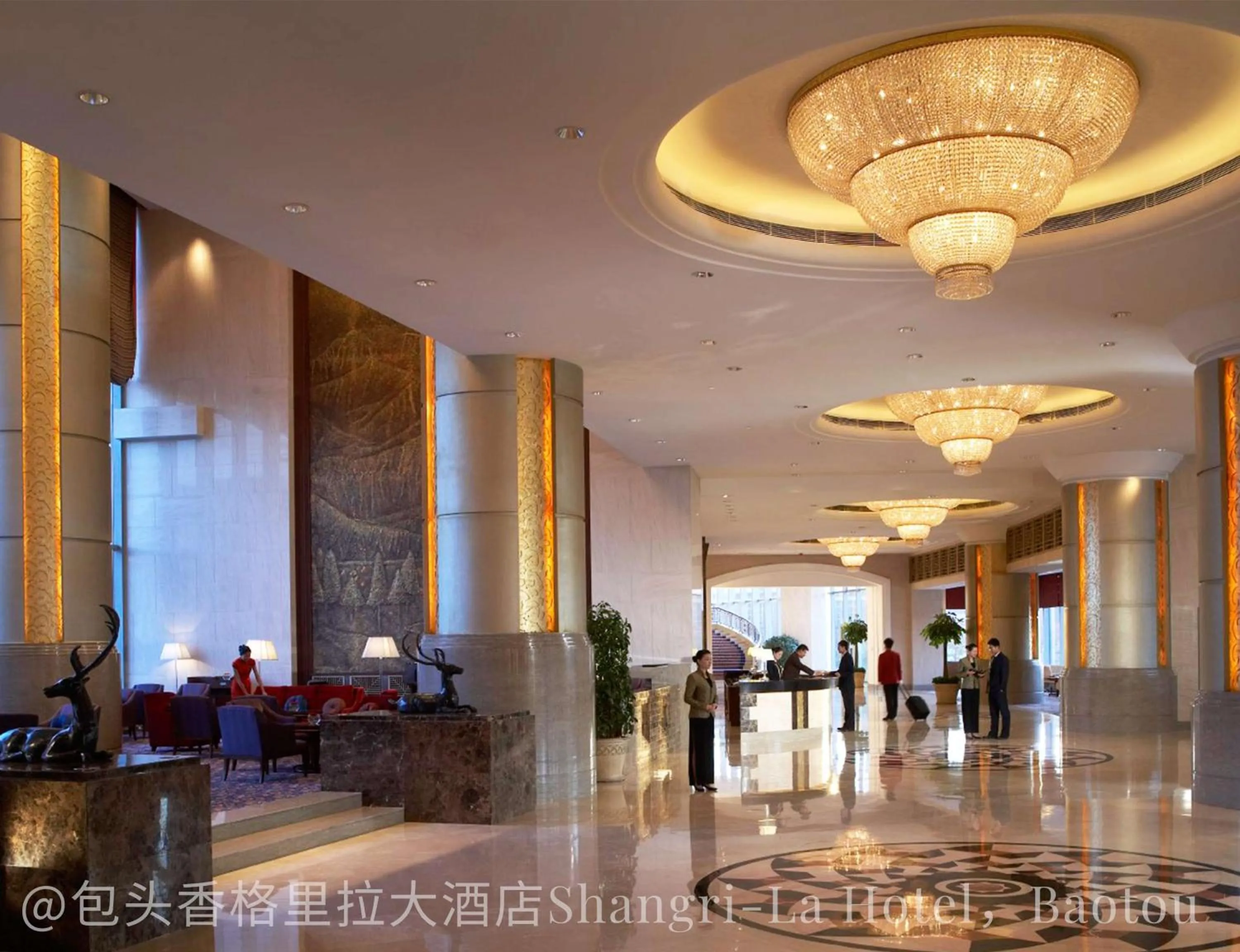 Lobby or reception in Shangri-La Baotou