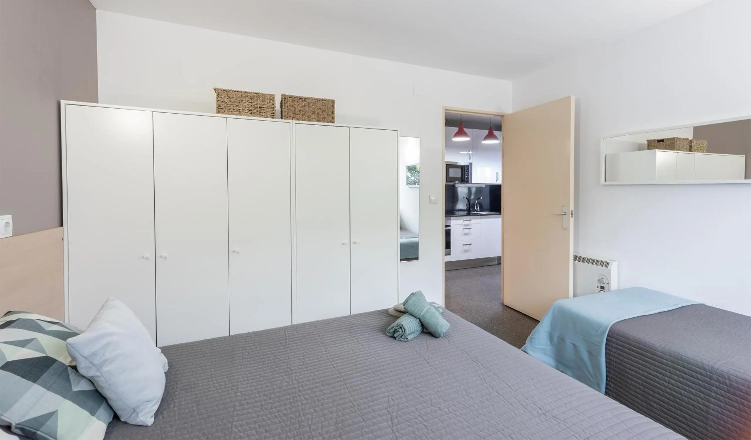 Bedroom, Bed in Residencia Universitaria Resa Campus del Mar