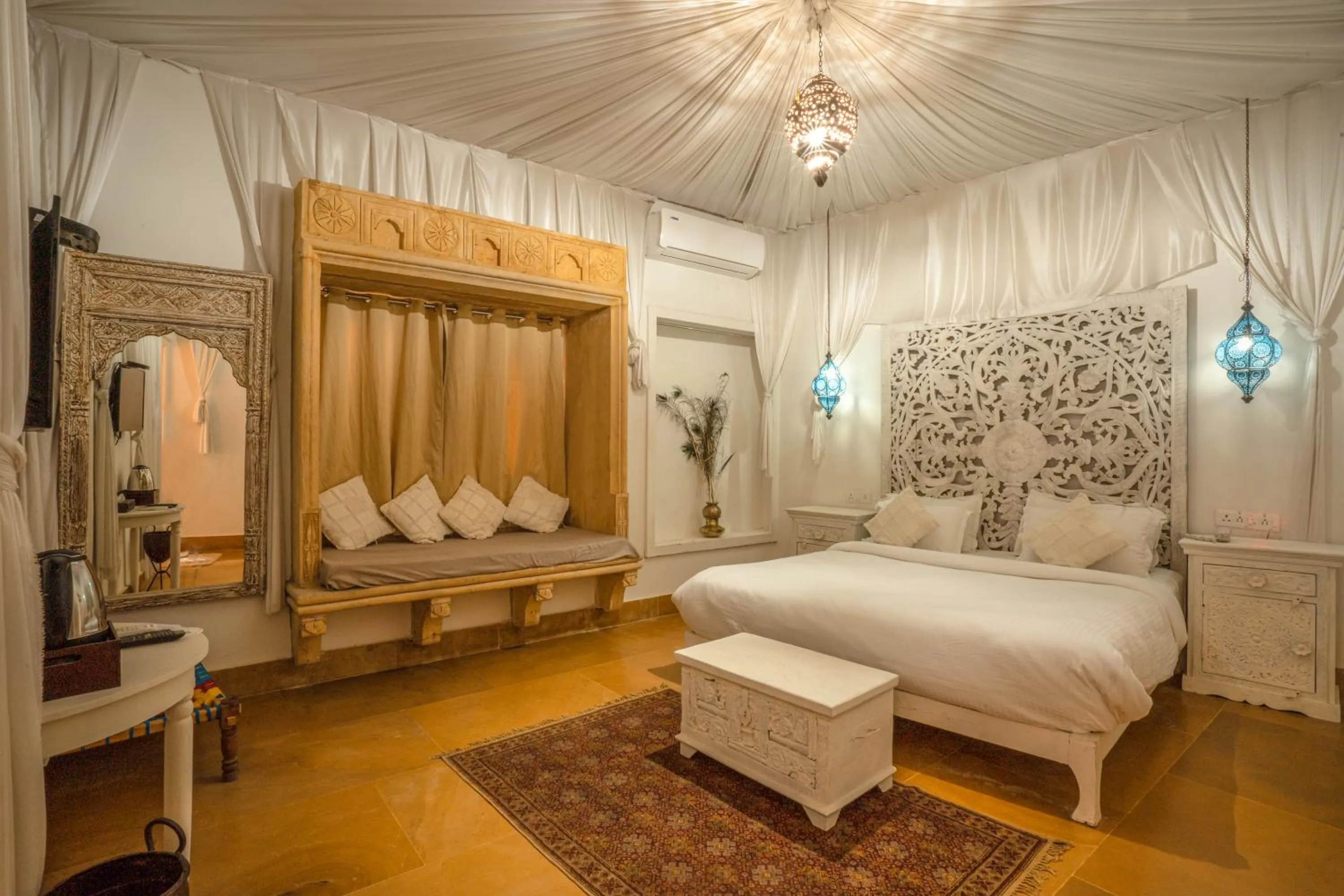 Bedroom, Bed in Casa De Kaku Jaisalmer