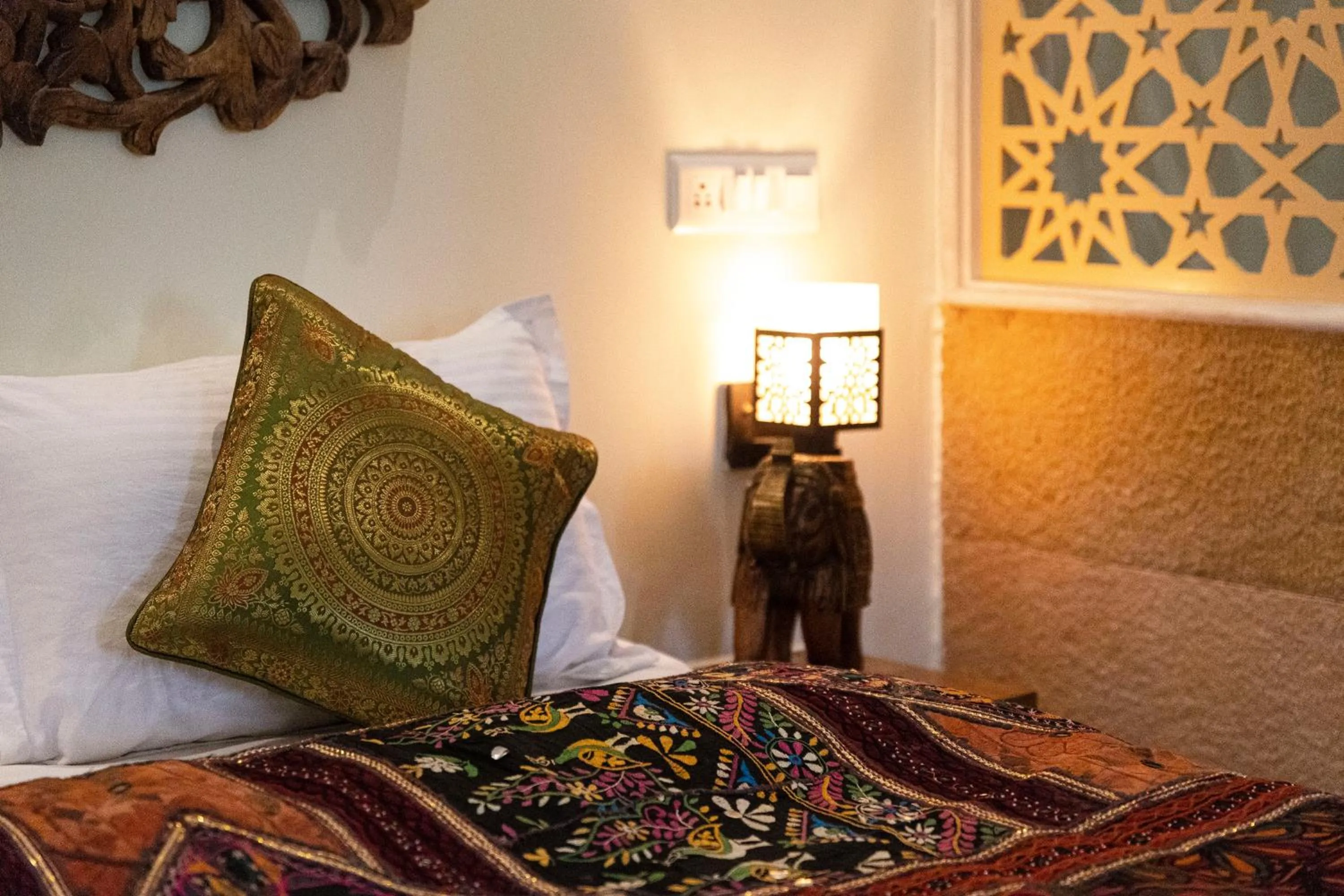 Bed in Casa De Kaku Jaisalmer