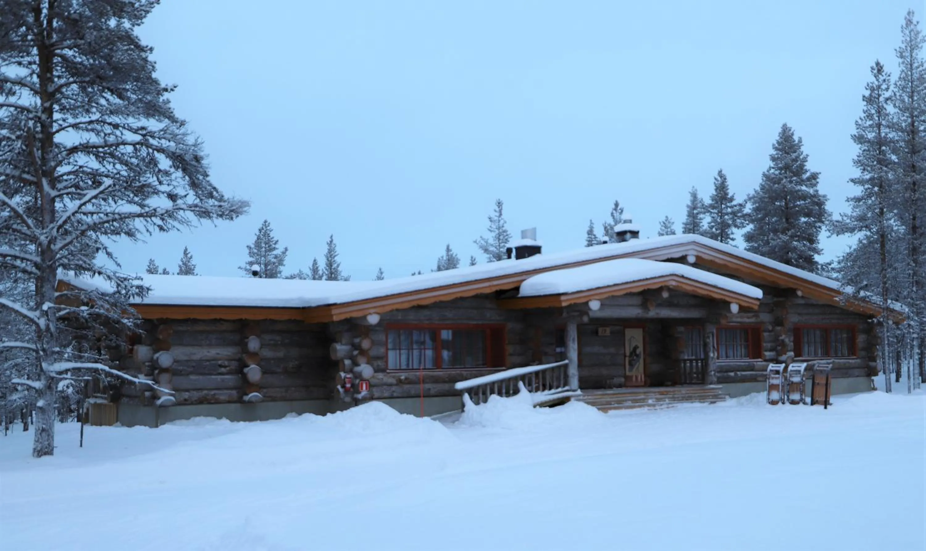 Property building in Kakslauttanen Arctic Resort - Igloos and Chalets