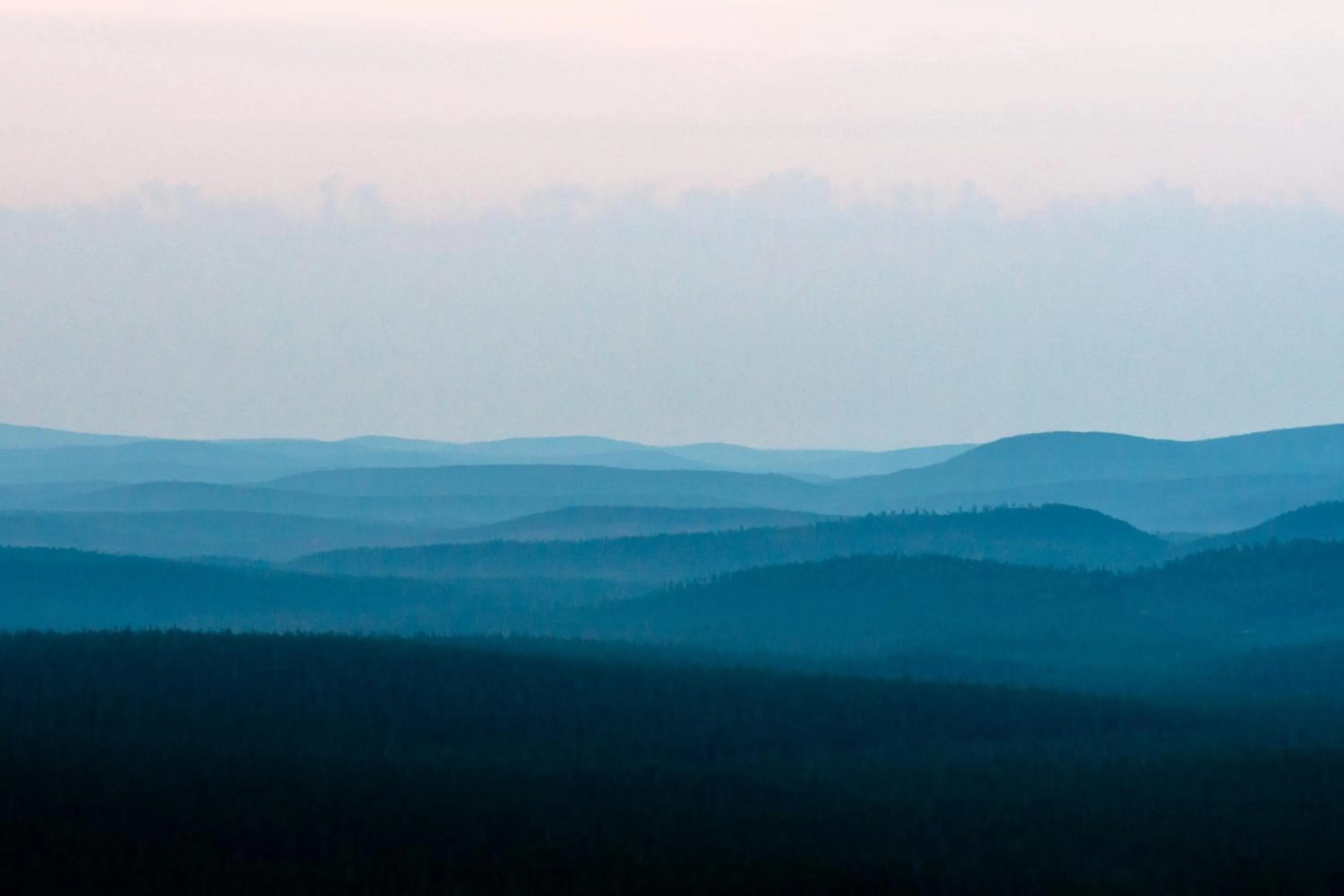 Natural landscape in Kakslauttanen Arctic Resort - Igloos and Chalets