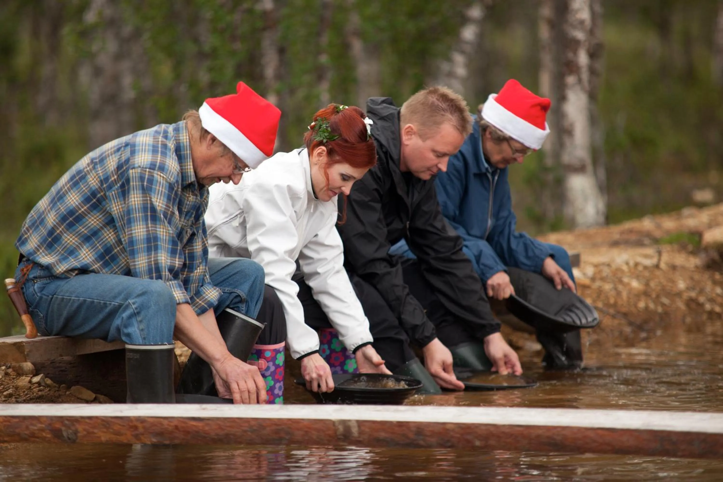 People in Kakslauttanen Arctic Resort - Igloos and Chalets