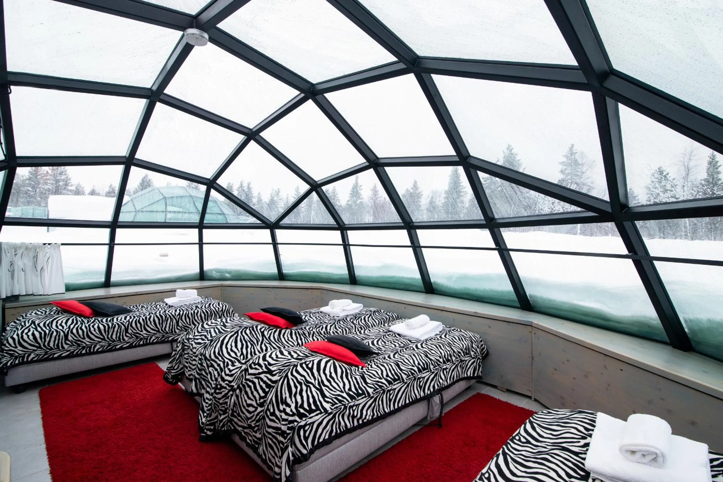 Bed in Kakslauttanen Arctic Resort - Igloos and Chalets