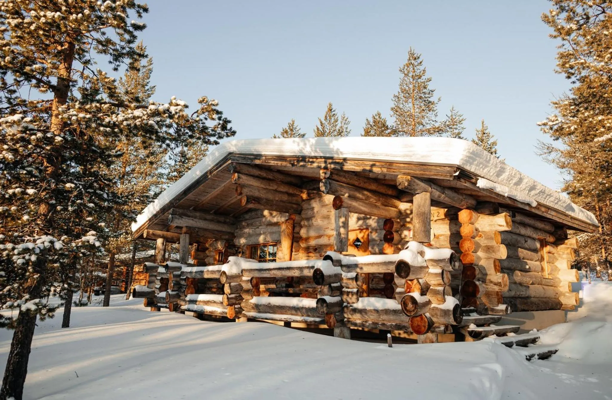 Property building in Kakslauttanen Arctic Resort - Igloos and Chalets