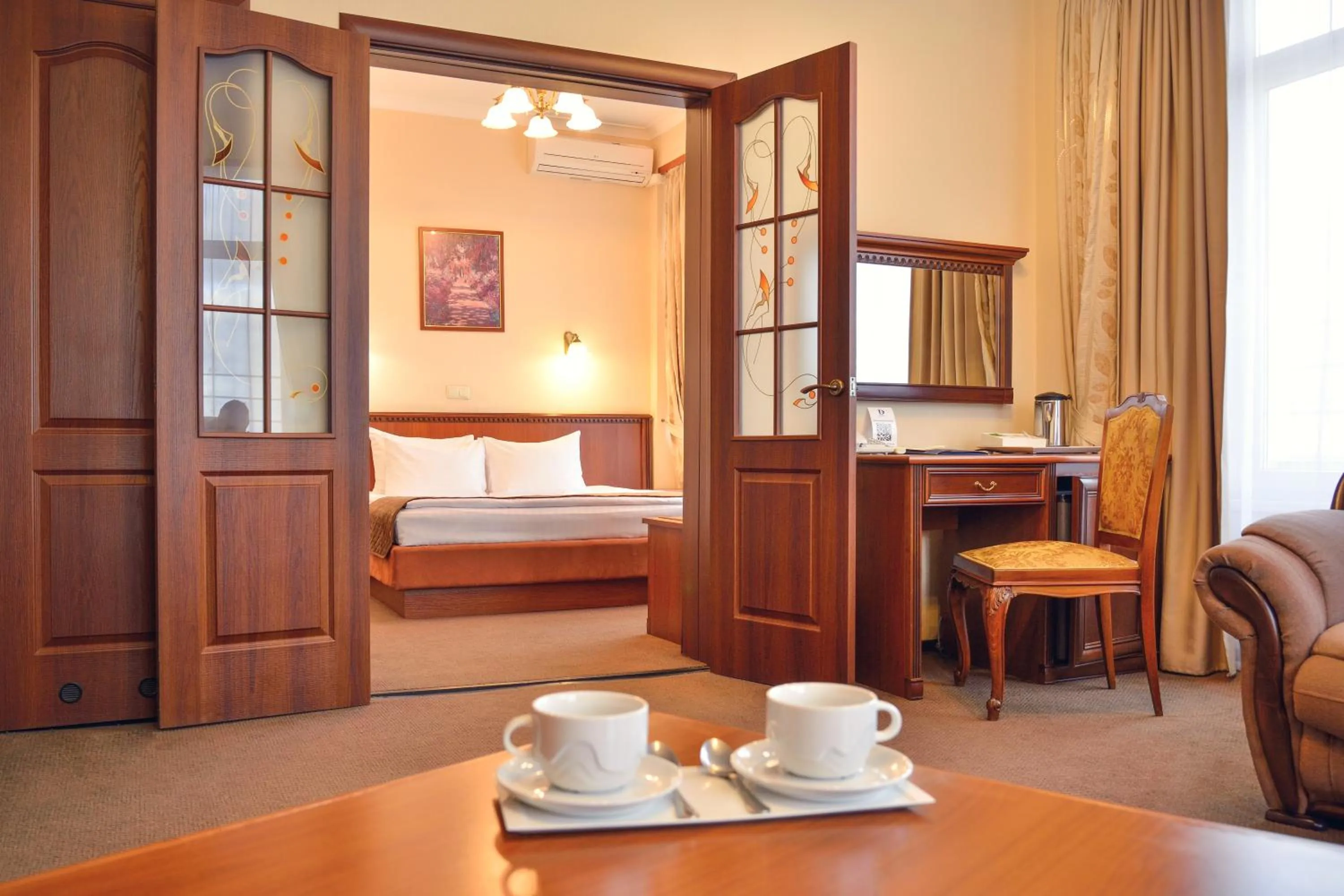 Living room, Bed in Готель Дніпро Dnipro Hotel