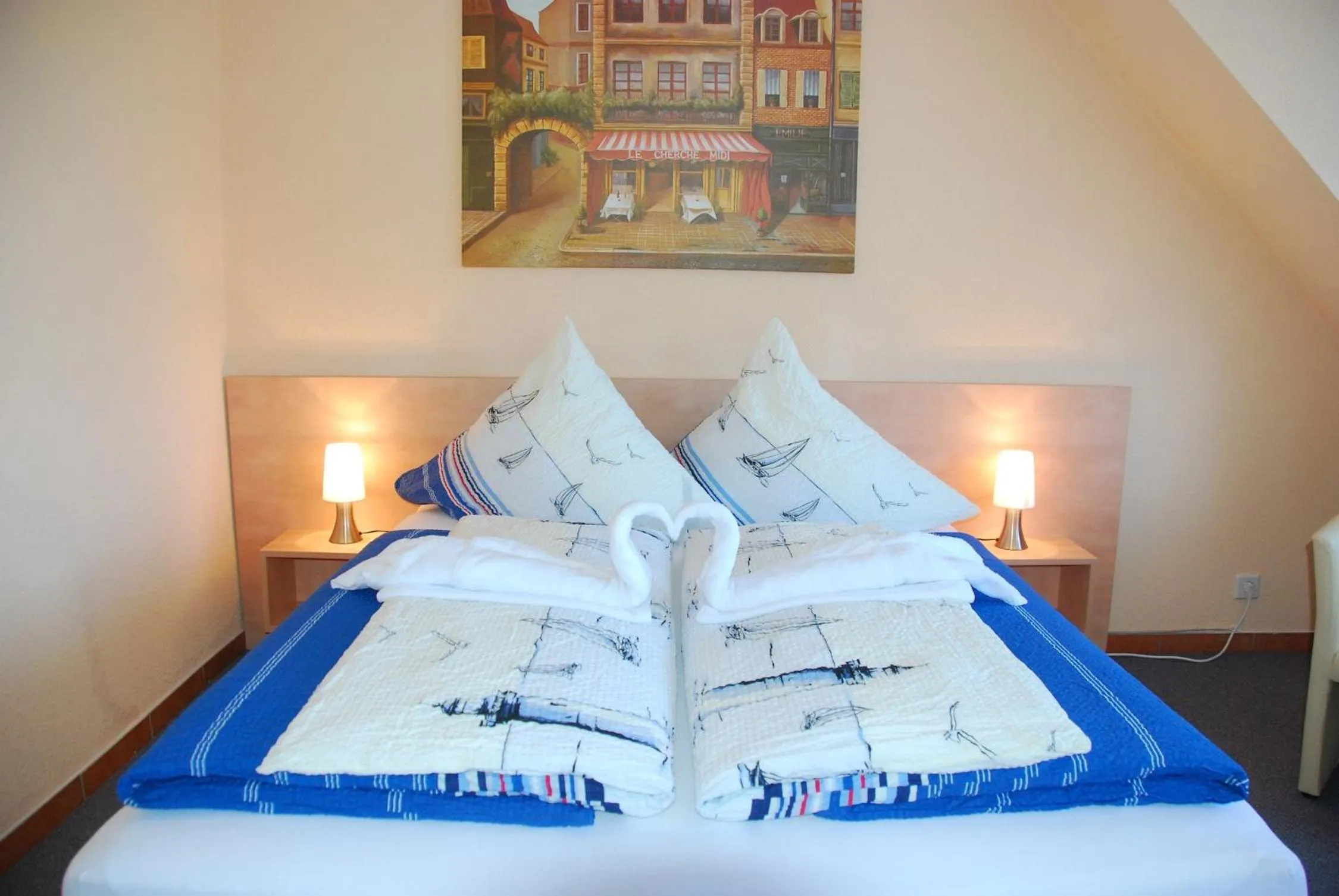 Bed in Hotel Norden Norddeich